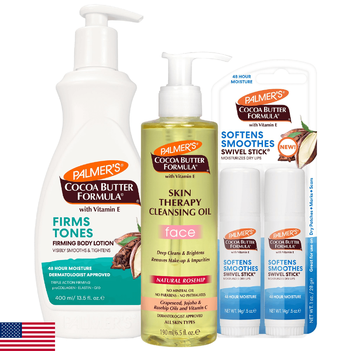 Nina Pool’s Top Palmer’s Picks (Set of 3): Skin Firming Cocoa Butter Body Lotion - Image 1