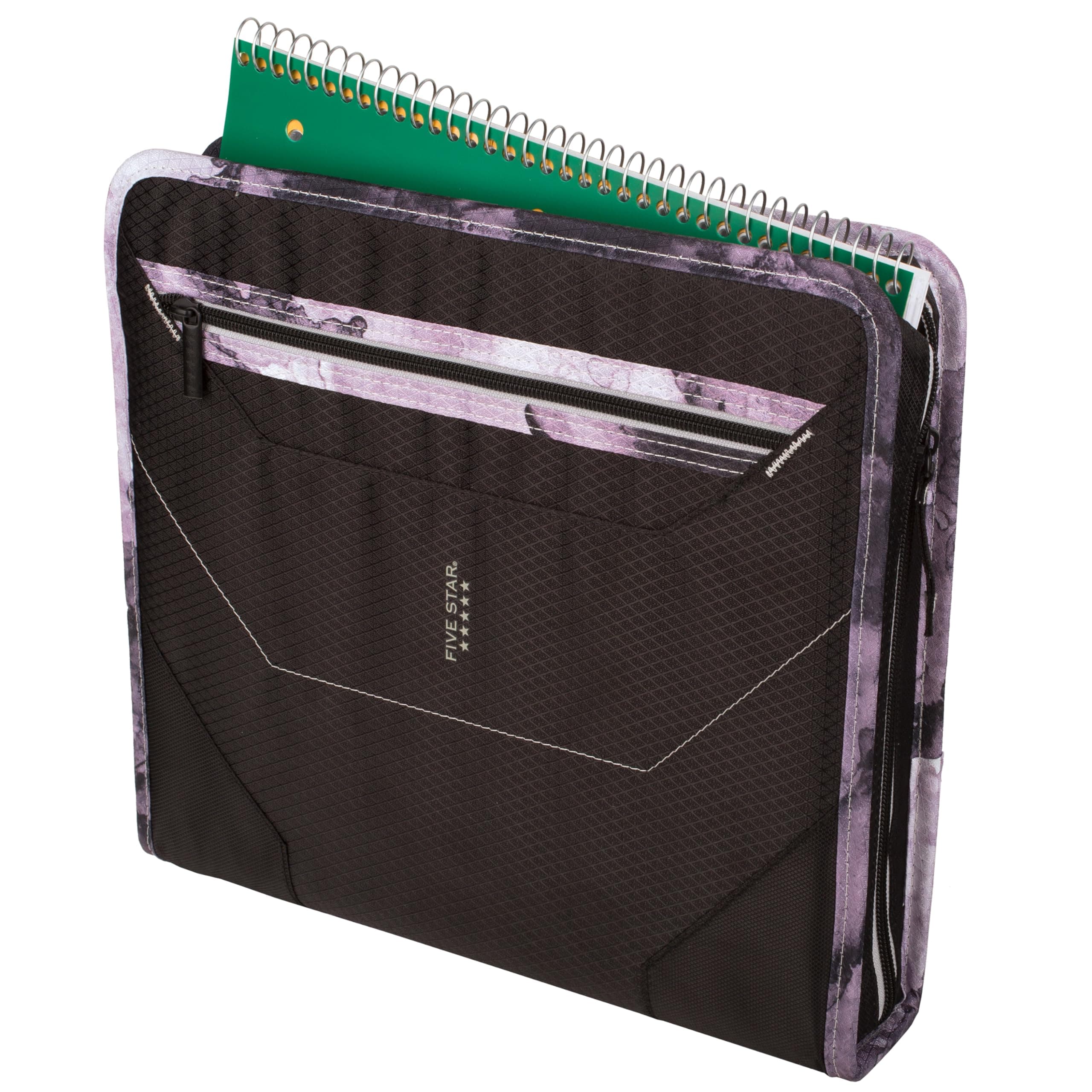 Five Star Zipper Binder, 2 Inch 3-Ring Binder for School, 530 Sheet Capacity, 3 - Thumbnail 6
