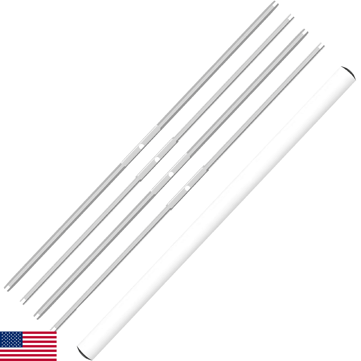 iPower 4-Pack 19 inch Bud Bowl Leaf Trimmer Blades Replacement, Stainless Steel - Image 1