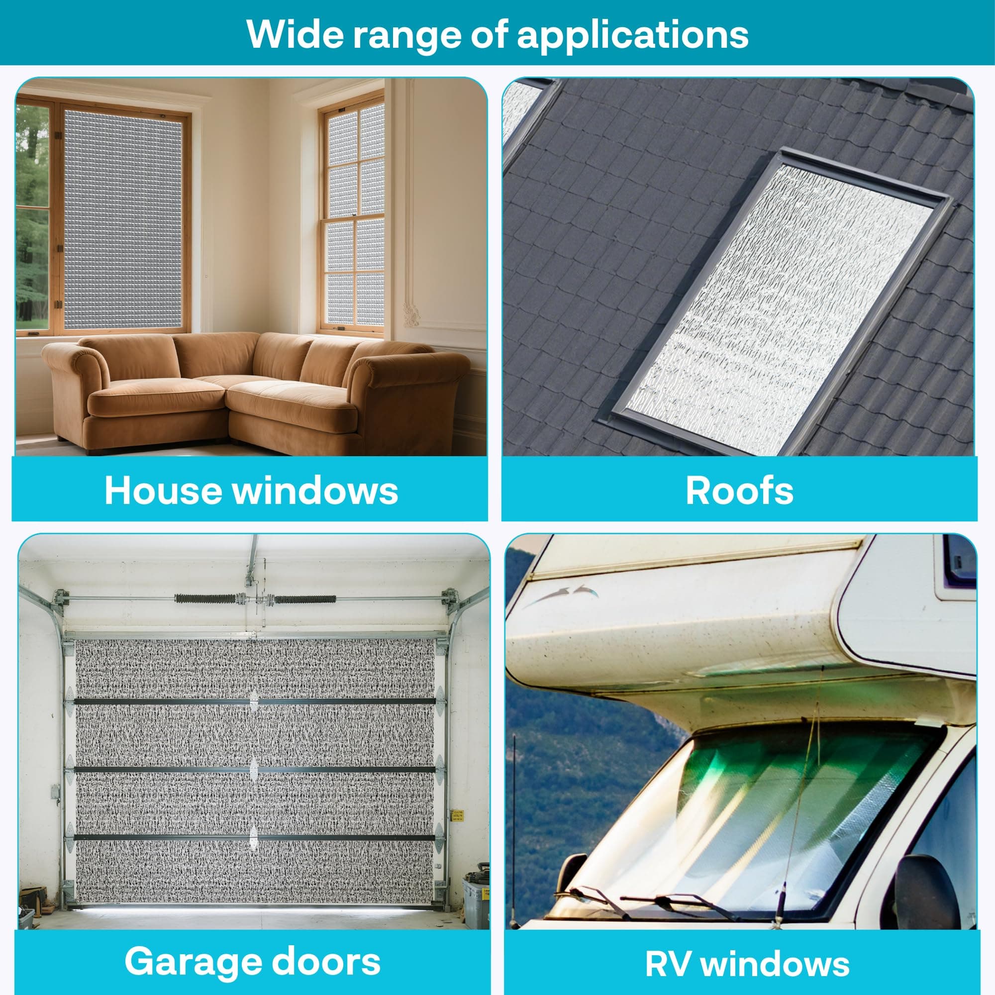 Art3d 3MM Reflective Insulation Roll 48IN x 10FT Double Sided Aluminum Foam Core - Thumbnail 7