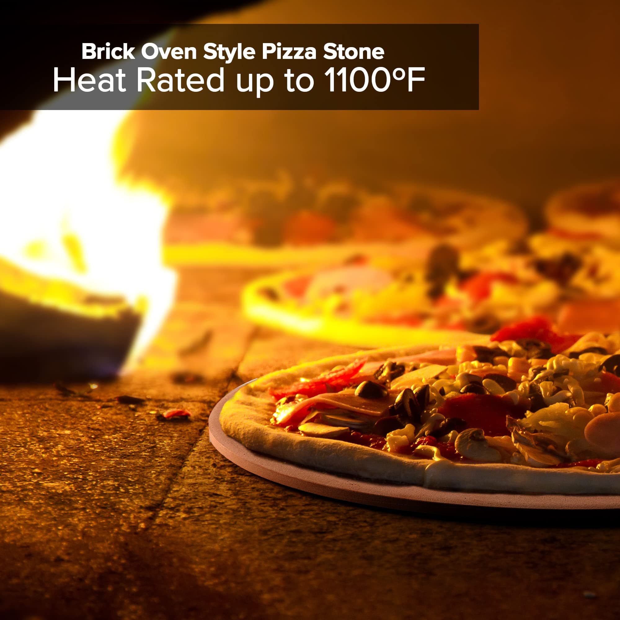 Nuwave Heavy-Duty Cordierite Pizza & Baking Stone, Heat Resistant up to 1472°F, - Thumbnail 2
