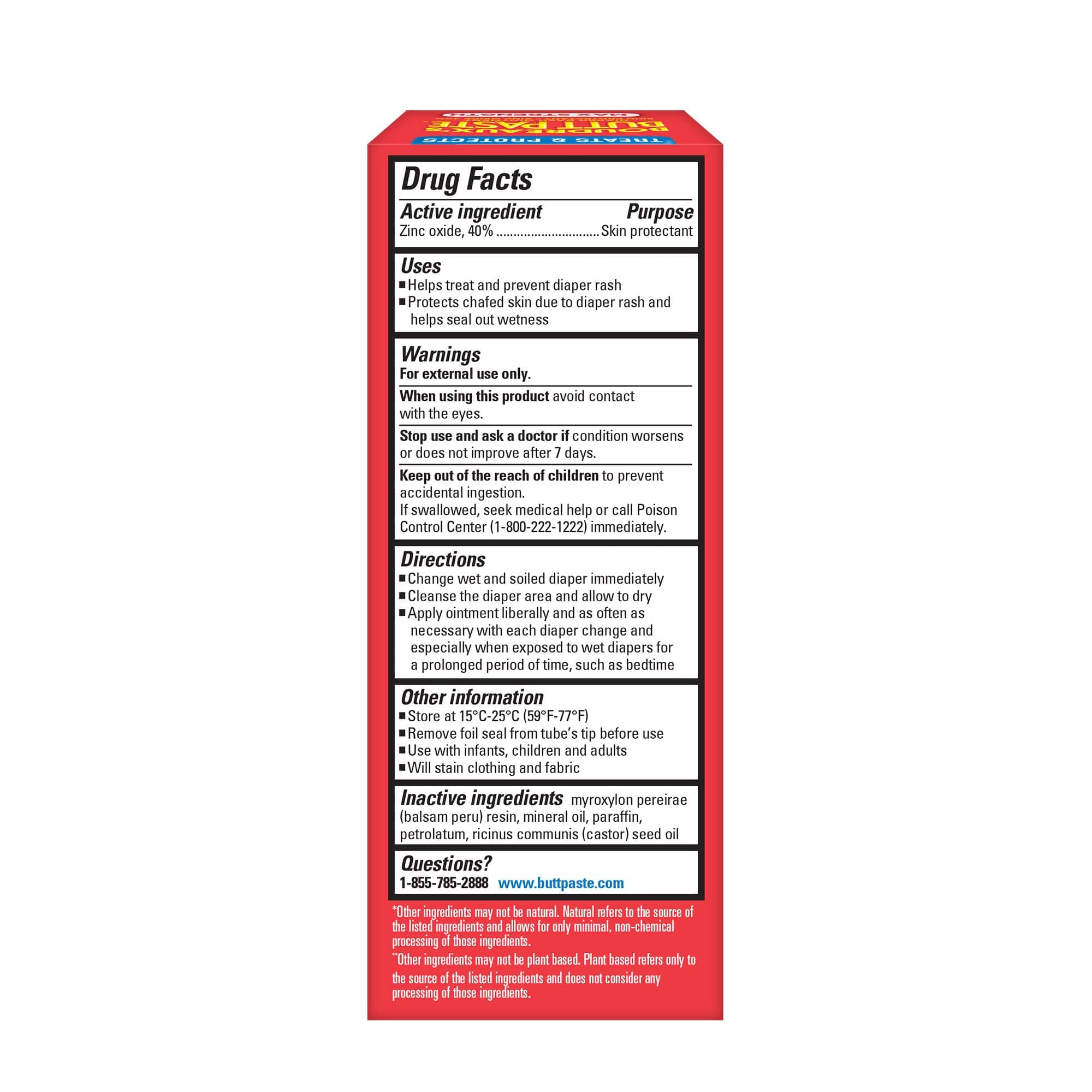 Boudreaux's Butt Paste Maximum Strength Diaper Rash Cream, Ointment for Baby, 2 - Thumbnail 7