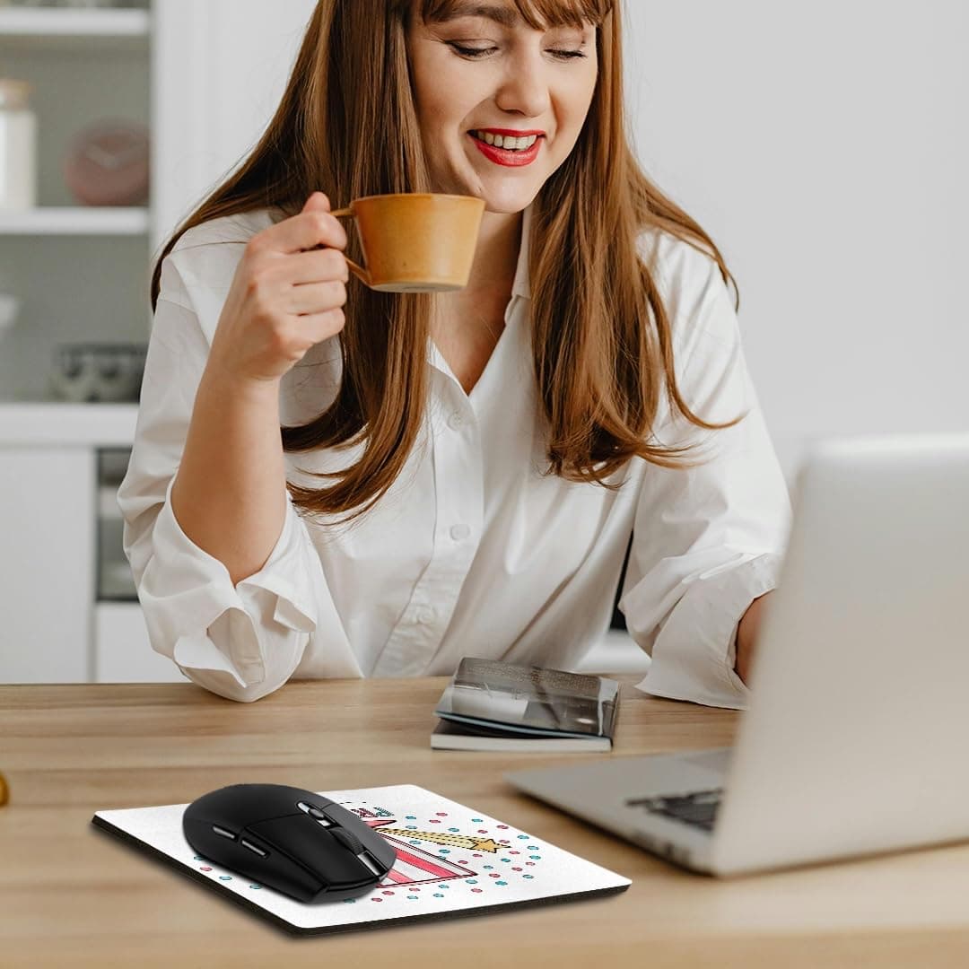 3dRose LLC 8 x 8 x 0.25 Inches Mouse Pad, Native American Medicine Woman Santa F - Thumbnail 5
