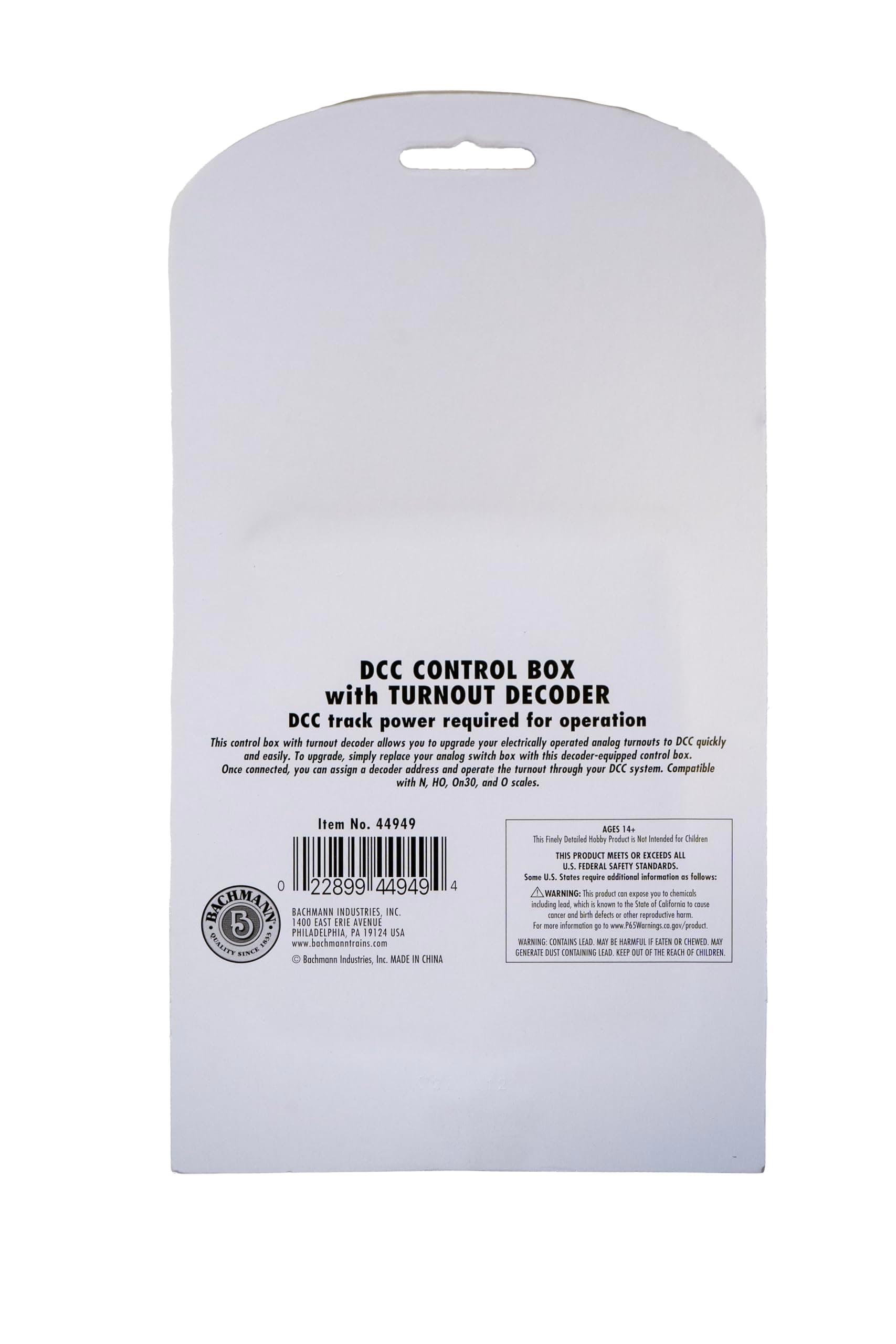 Bachmann Trains - DCC Control Box with Turnout DECODER - HO Scale - Thumbnail 4