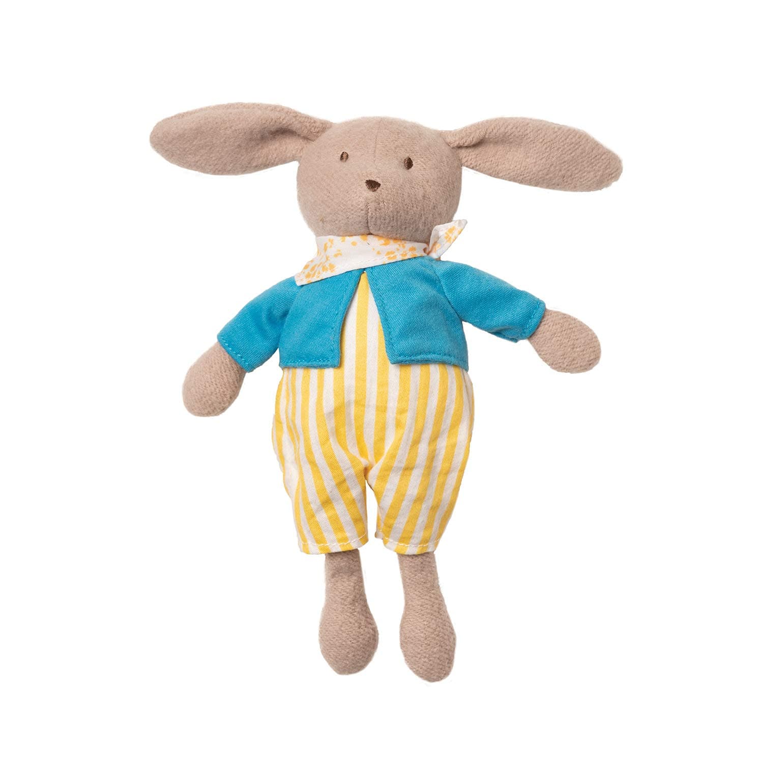 Manhattan Toy Petit Artiste Bunny Doll, Soft Book, & Wooden Teether Baby Soothin - Thumbnail 2