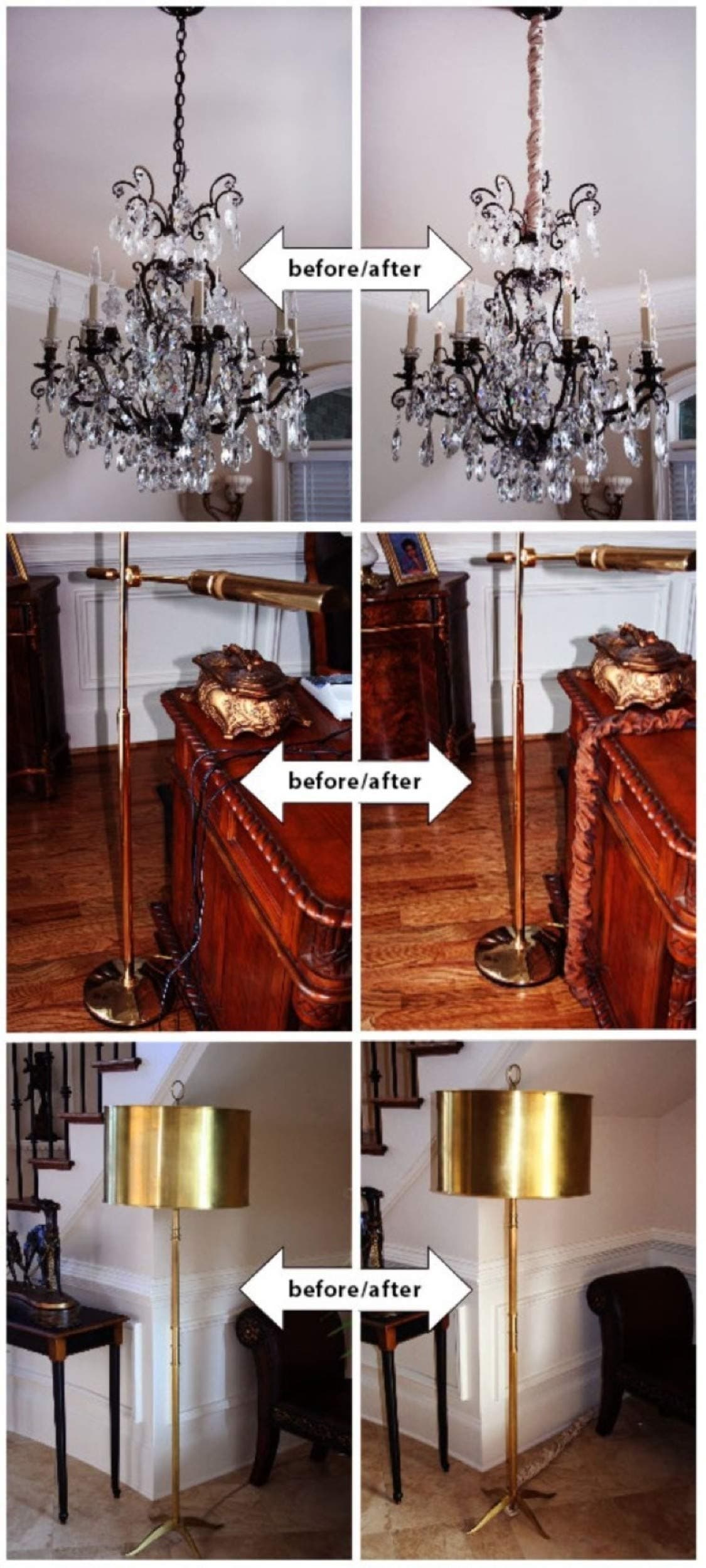 Royal Designs, Inc CC-21-GR-2 Cord & Chain Covers Gray 2 Piece - Thumbnail 5