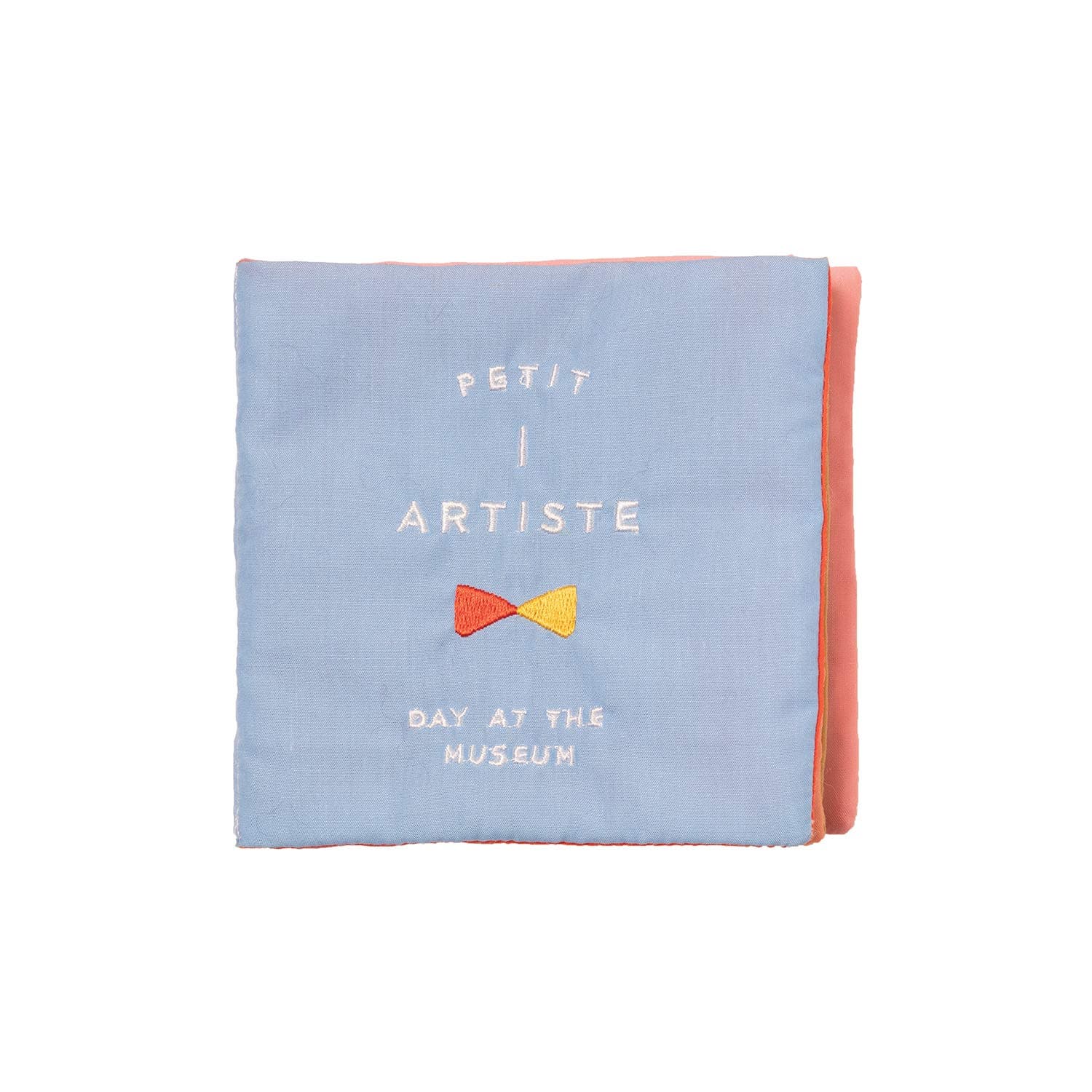 Manhattan Toy Petit Artiste Bunny Doll, Soft Book, & Wooden Teether Baby Soothin - Thumbnail 4