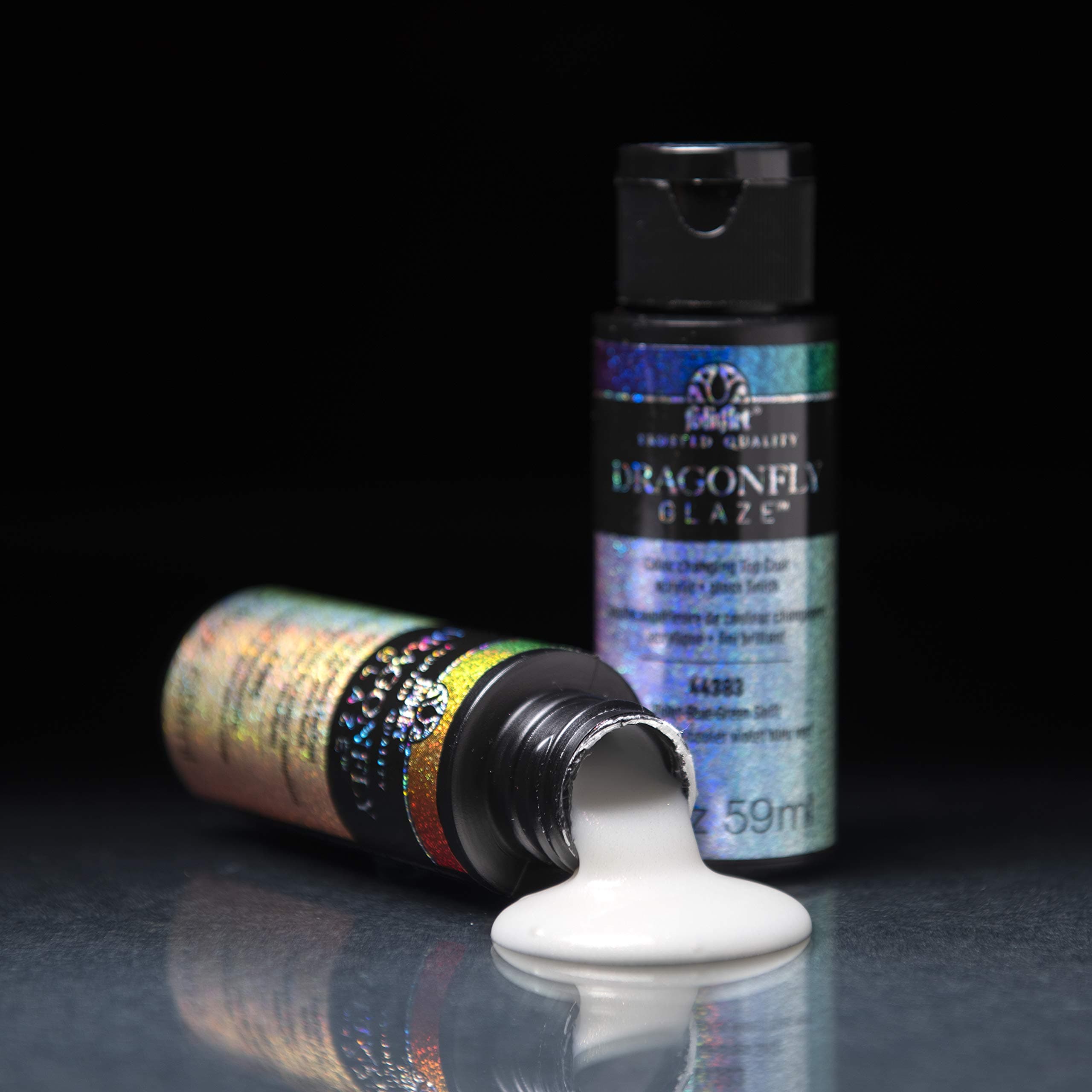 FolkArt Dragonfly Glaze Acrylic Paint, 2 Fl Oz (Pack of 4) - Thumbnail 6