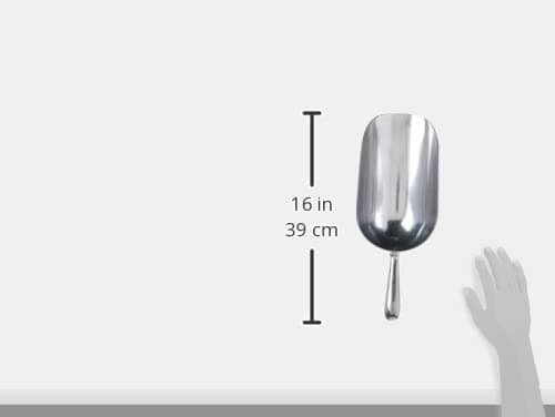 Winco Aluminum Utility Scoop 58oz Medium - Thumbnail 3