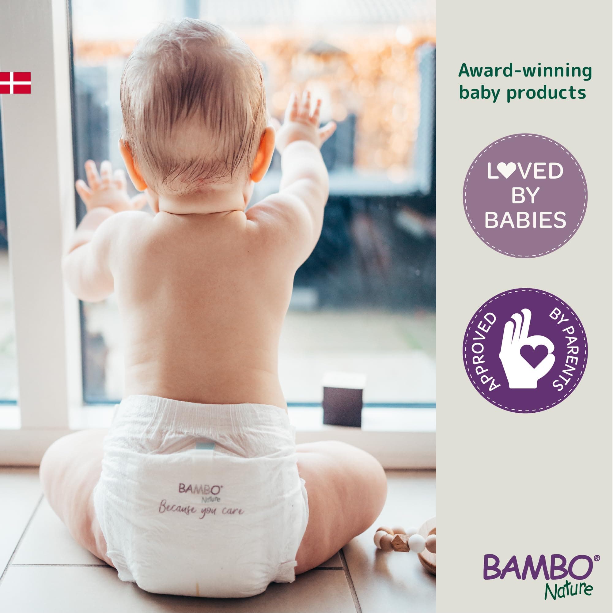Bambo Nature Hypoallergenic Baby Diapers, Eco-Labeled Diapers, Enhanced Leakage - Thumbnail 6