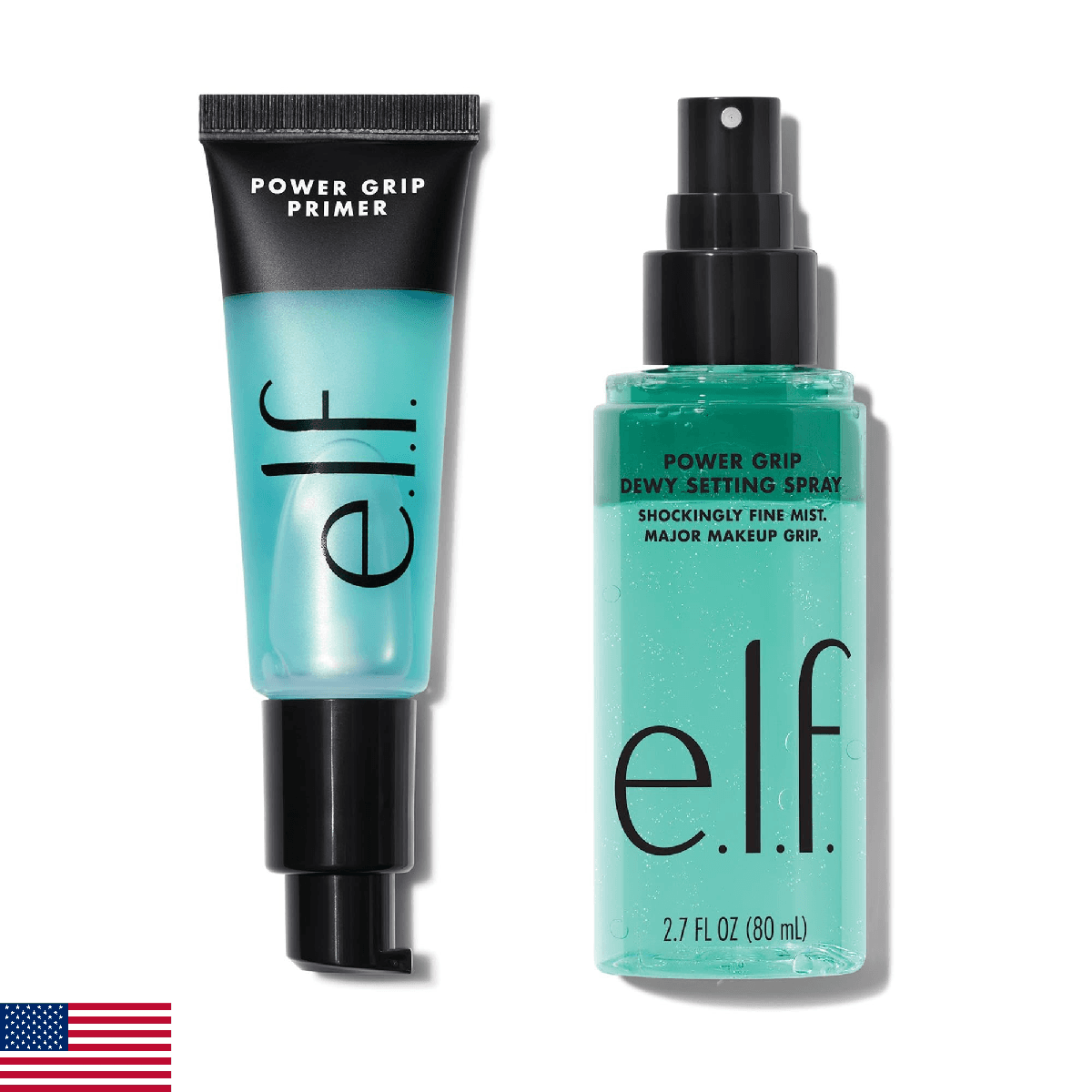 e.l.f. Power Grip Primer & Power Grip Setting Spray Duo, Hydrating Face Primer & - Image 1