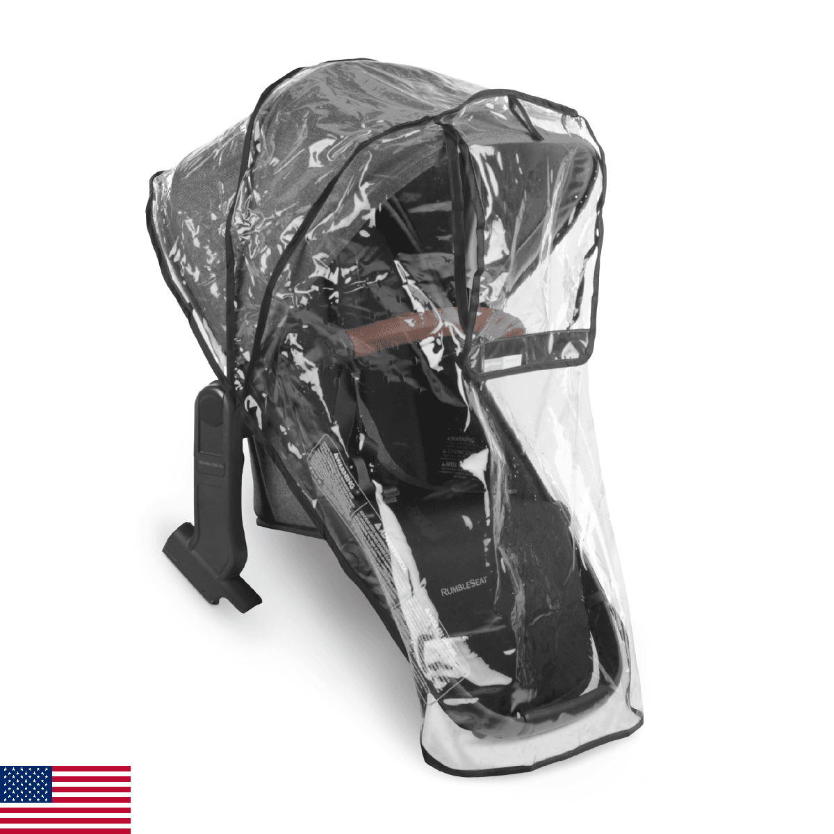 UPPAbaby RumbleSeat Rain Shield / Compatible with RumbleSeat models 2015-2019, V - Image 1