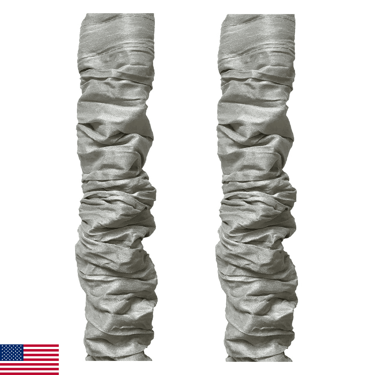 Royal Designs, Inc CC-21-GR-2 Cord & Chain Covers Gray 2 Piece - Image 1