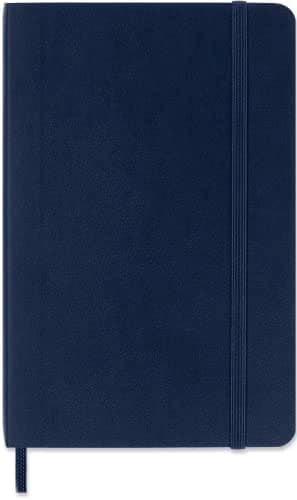Moleskine Classic Notebook, Soft Cover, Pocket (3.5" x 5.5") Plain/Blank, Sapphi - Thumbnail 2