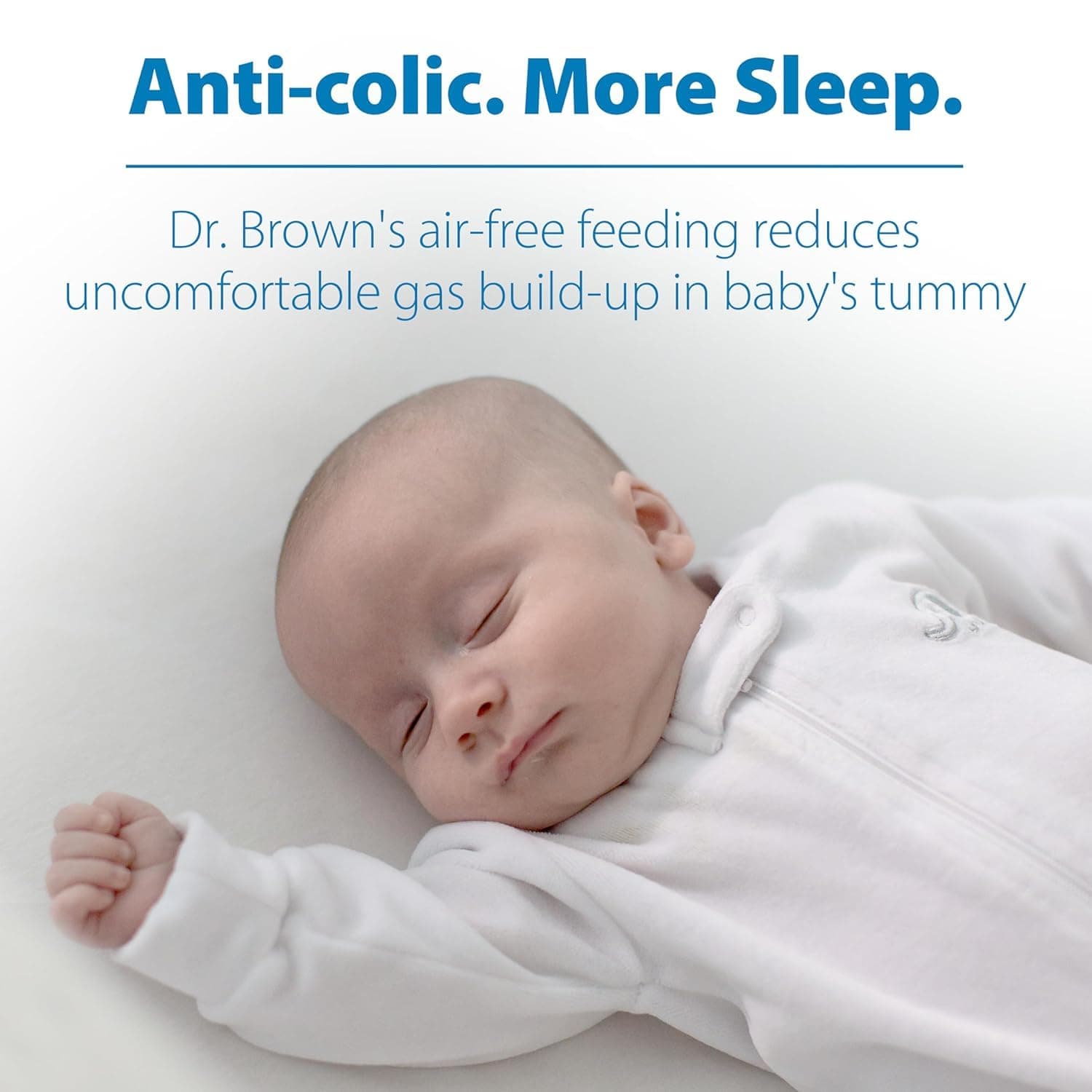 Dr. Brown's Natural Flow Anti-Colic Options+ Narrow Baby Bottle, 8 oz/250 mL, wi - Thumbnail 2