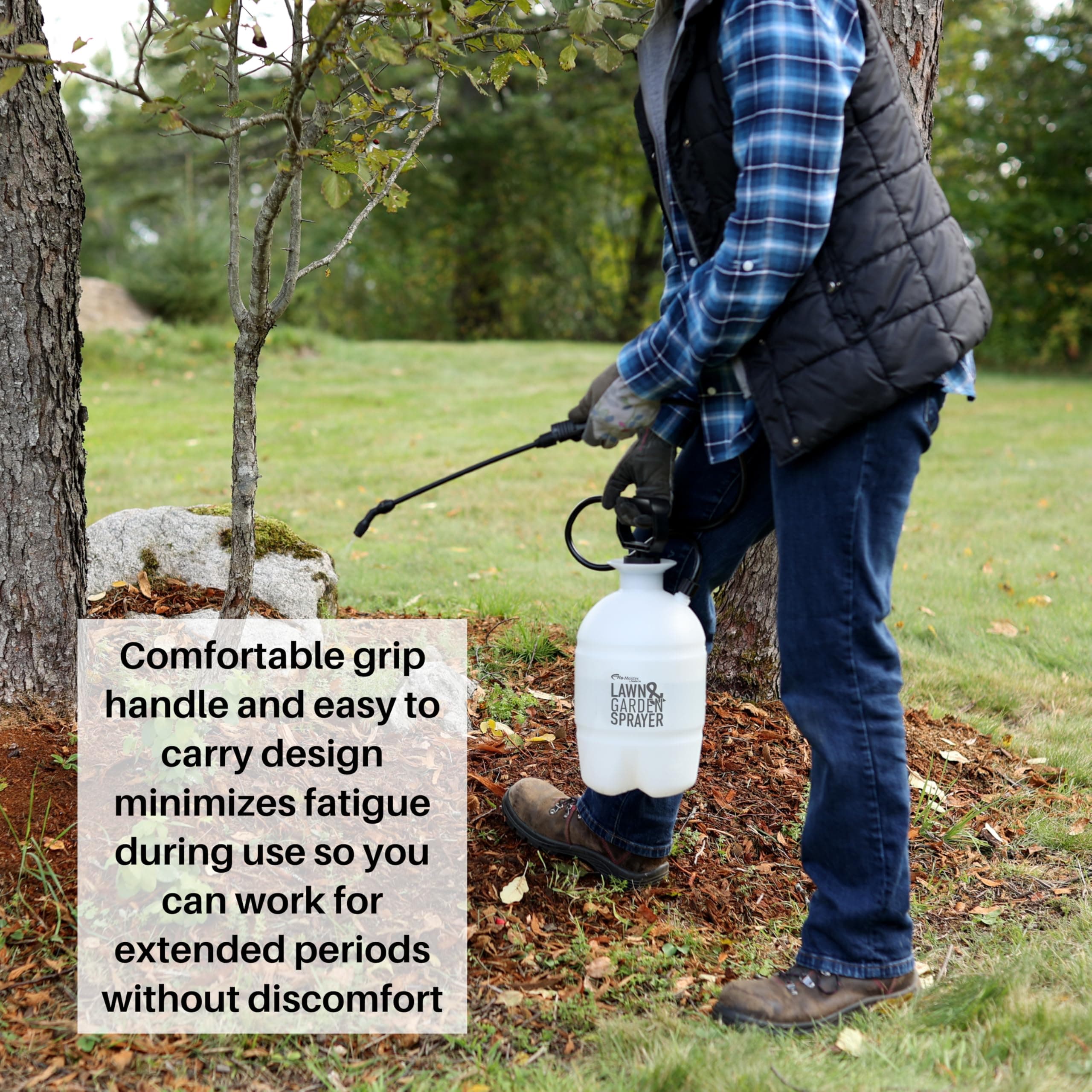 Flo-Master by Hudson 24101 1 Gallon Lawn and Garden Tank Sprayer, Translucent - Thumbnail 4