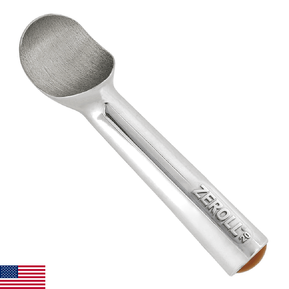 Zeroll, Size 20, in Silver 1020 Original Ice Cream Unique Liquid Filled Heat Con - Image 1