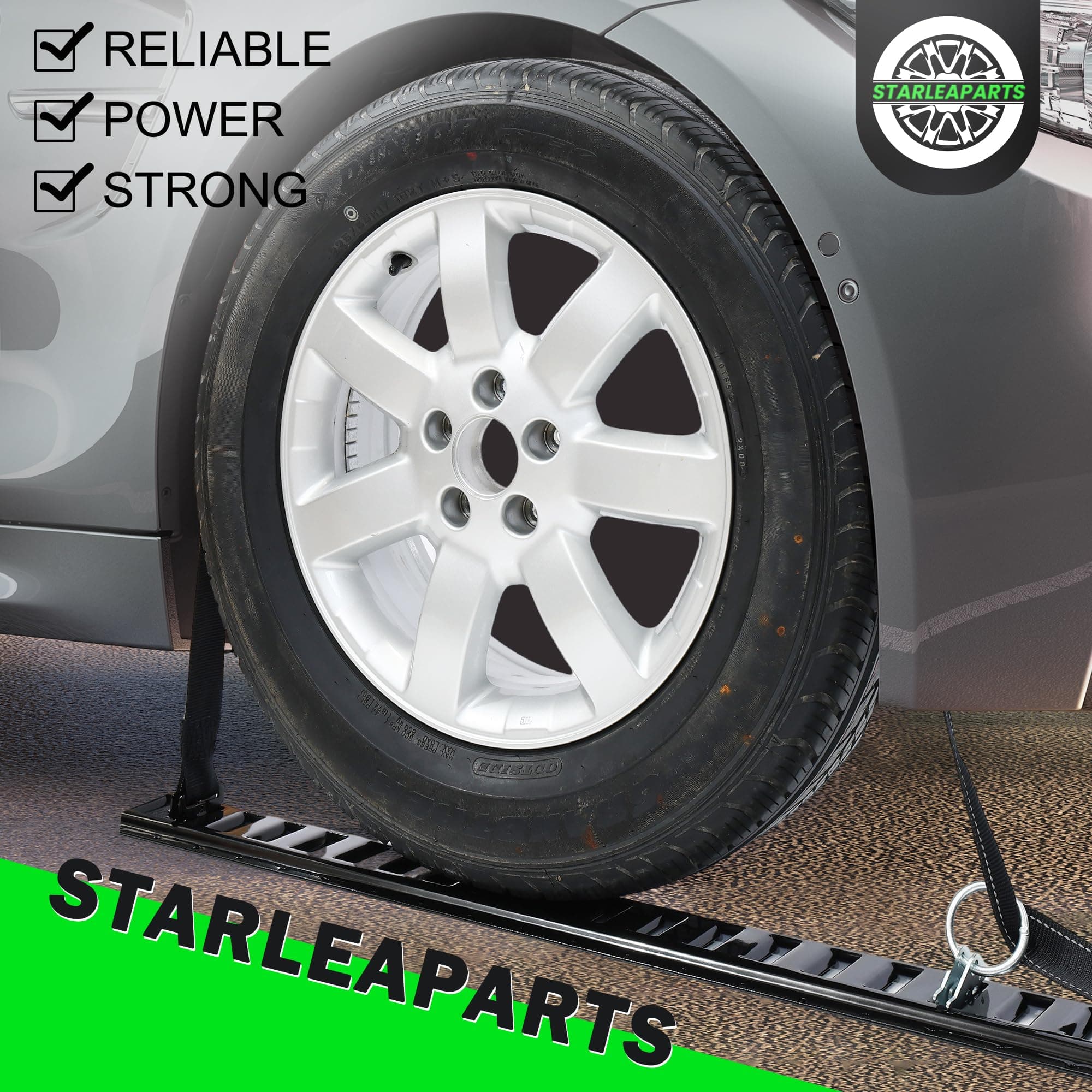 STARLEAPARTS 2' E Track Rail Tie-Down Kit - Heavy Duty 4 Pack Etrack Rails Syste - Thumbnail 5