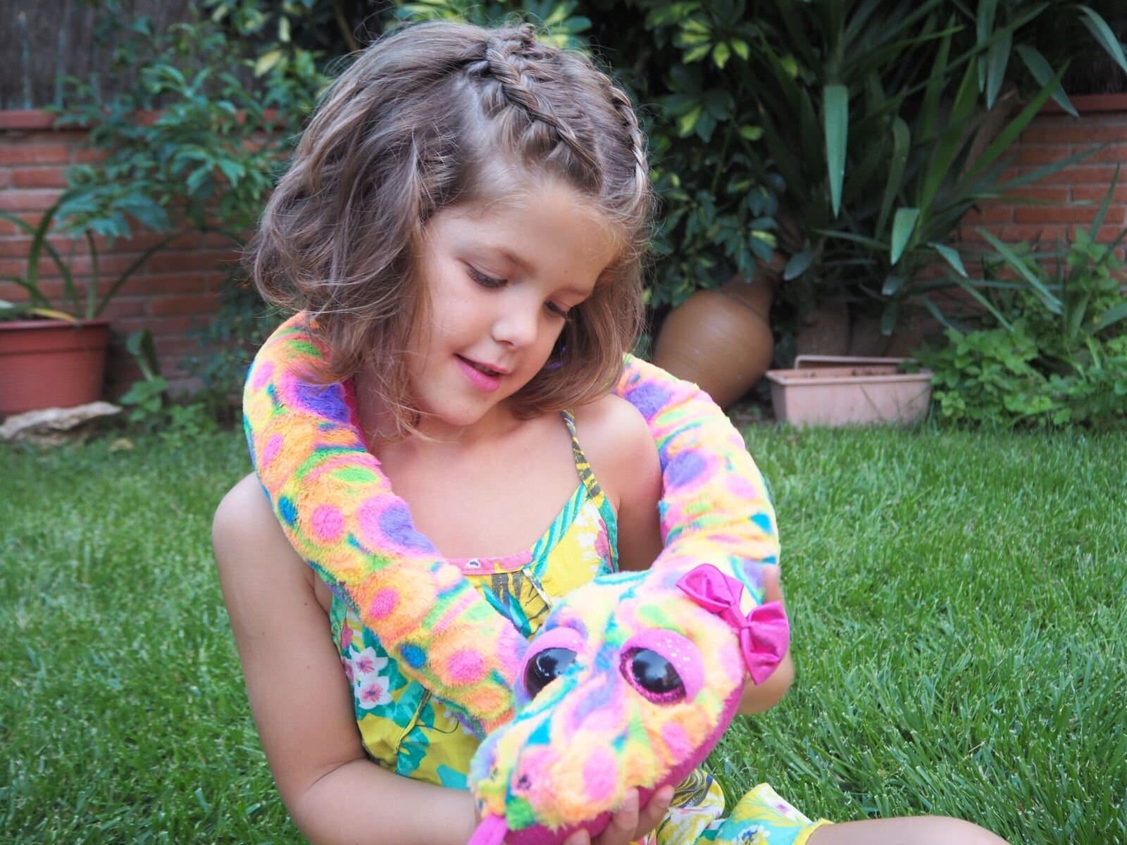 Wild Republic Snake Plush, Snake Stuffed Animal, Plush Toy, Pet Snake, Sherbert, - Thumbnail 2