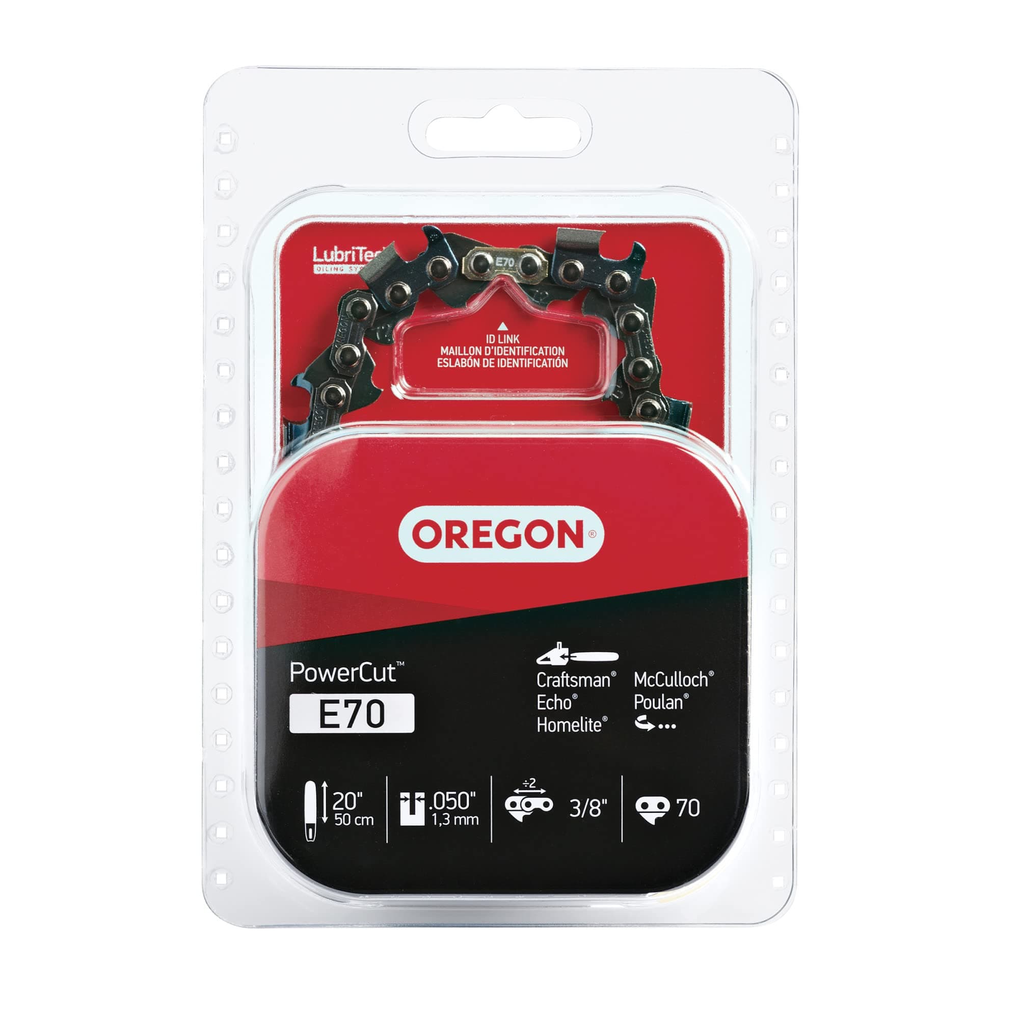Oregon E70 20-Inch PowerCut Chainsaw Chain - Fits Echo, McCulloch and More - Thumbnail 5