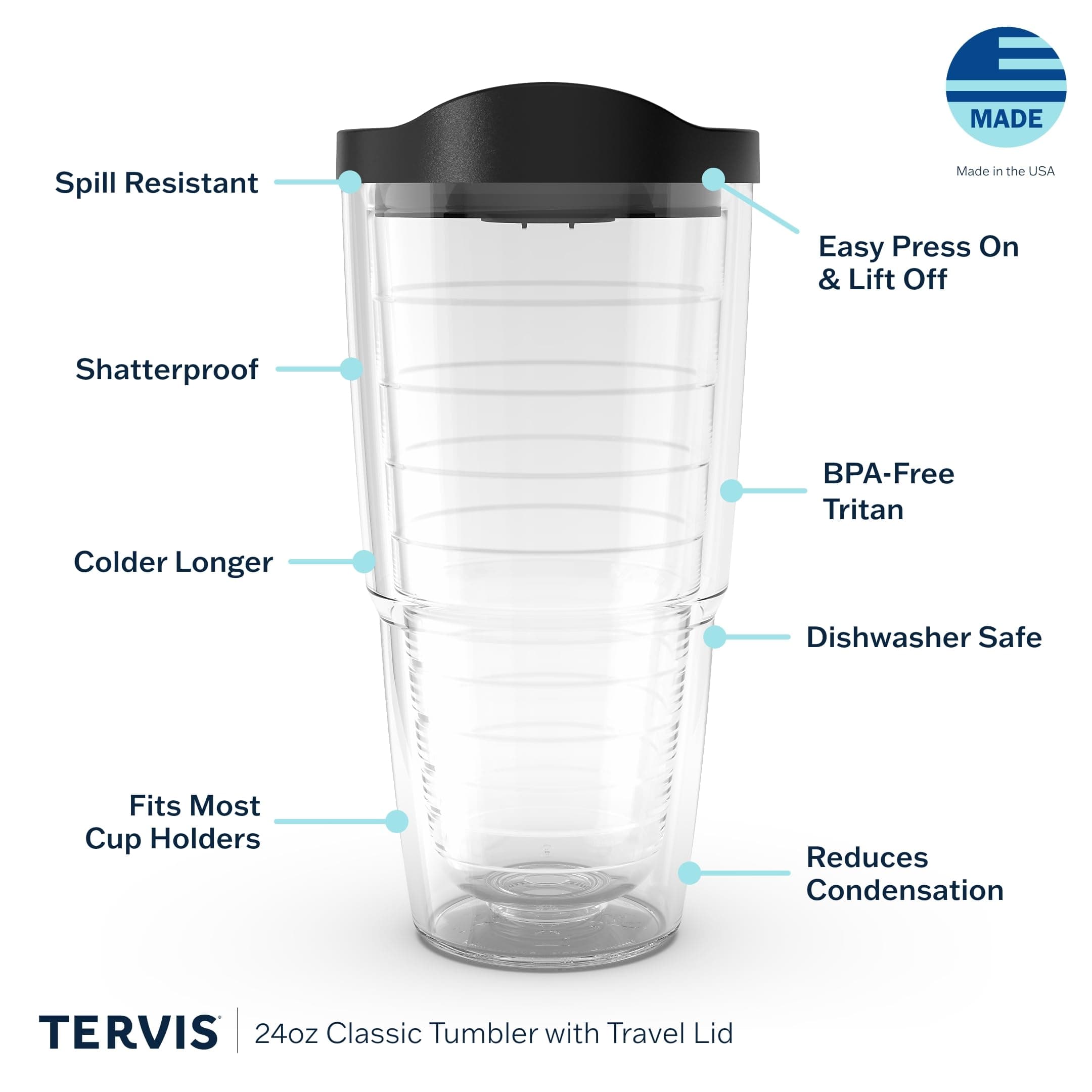 Tervis Yao Cheng - Scribbles In Blue Made in USA Double Walled Insulated Tumbler - Thumbnail 3