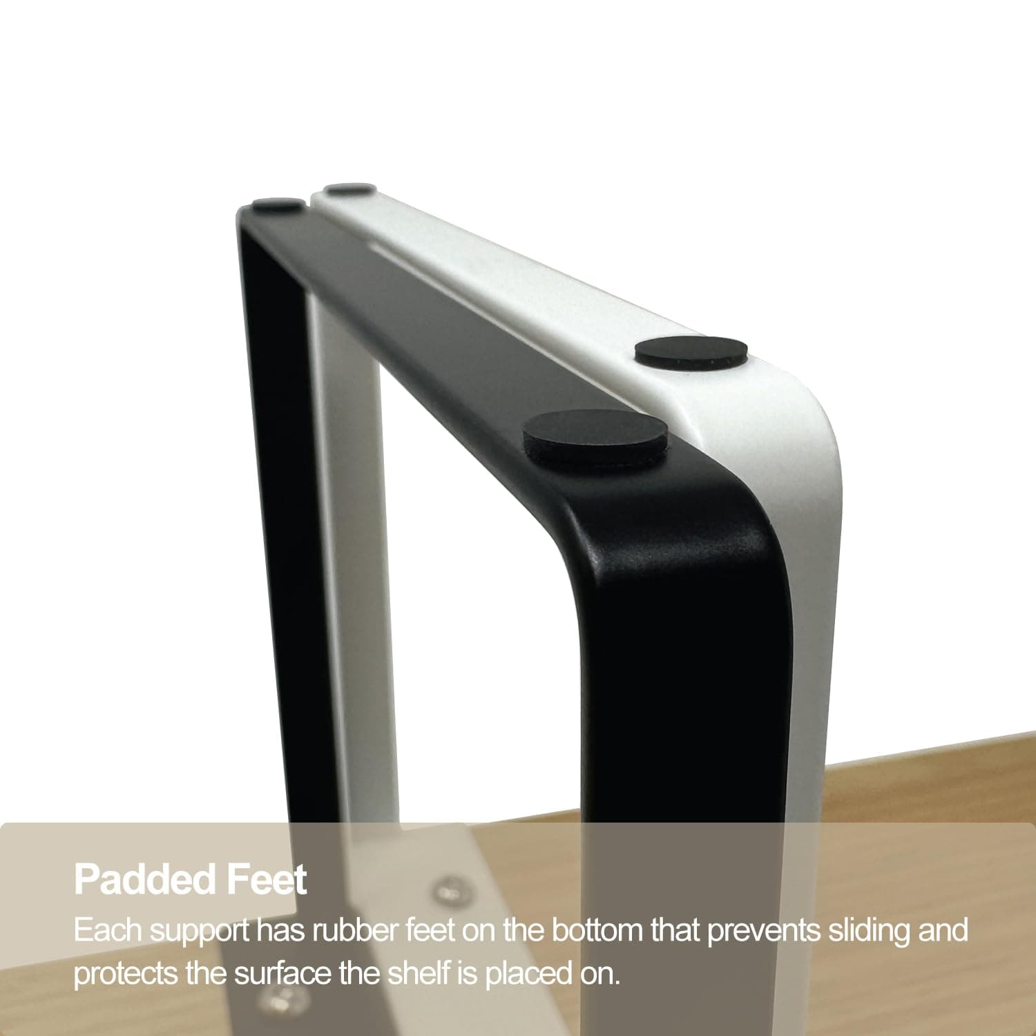 Mitus Shelf Organizer and Storage Stackable Tiered Wood Cabinet Rack Set of 2 12 - Thumbnail 7