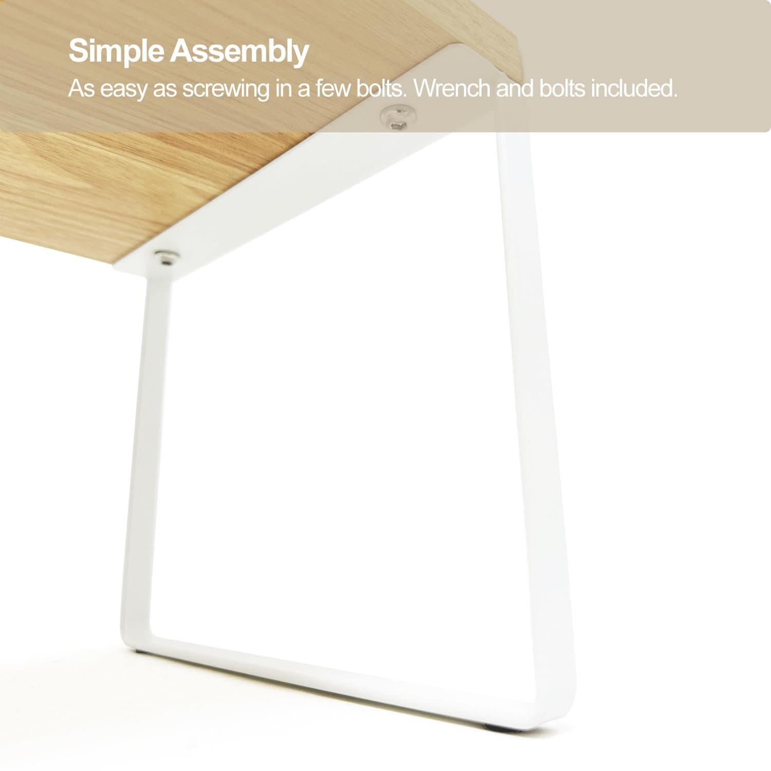 Mitus Shelf Organizer and Storage Stackable Tiered Wood Cabinet Rack Set of 2 12 - Thumbnail 5