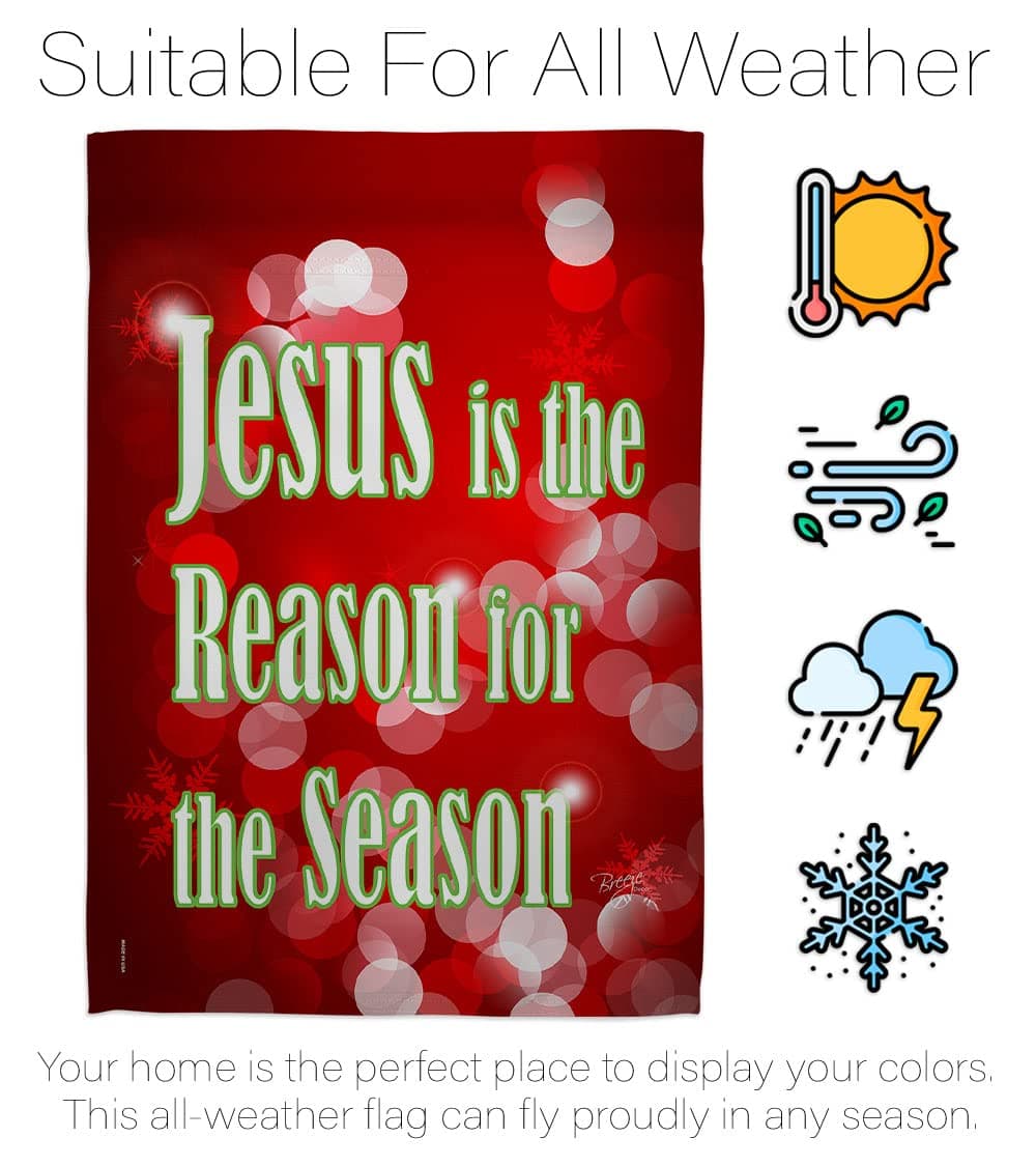 Breeze Decor - Jesus is the Reason Winter - Seasonal Nativity Impressions Decora - Thumbnail 6