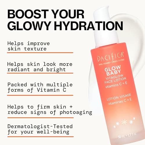 Pacifica Glow Baby Face Lotion & Eye Cream Set of 2 – Brightening Vitamin C Mois - Thumbnail 3