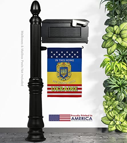 USA Decoration This Home Ukraine Garden Flag Set Mailbox Hanger Support Cause Ho - Thumbnail 12