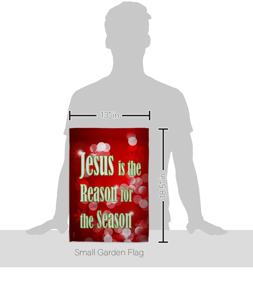 Breeze Decor - Jesus is the Reason Winter - Seasonal Nativity Impressions Decora - Thumbnail 2