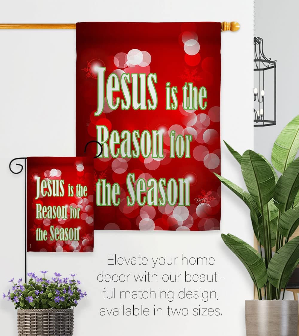 Breeze Decor - Jesus is the Reason Winter - Seasonal Nativity Impressions Decora - Thumbnail 8