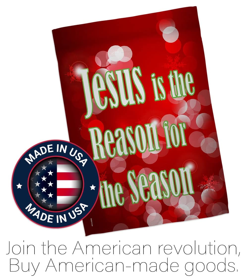 Breeze Decor - Jesus is the Reason Winter - Seasonal Nativity Impressions Decora - Thumbnail 5