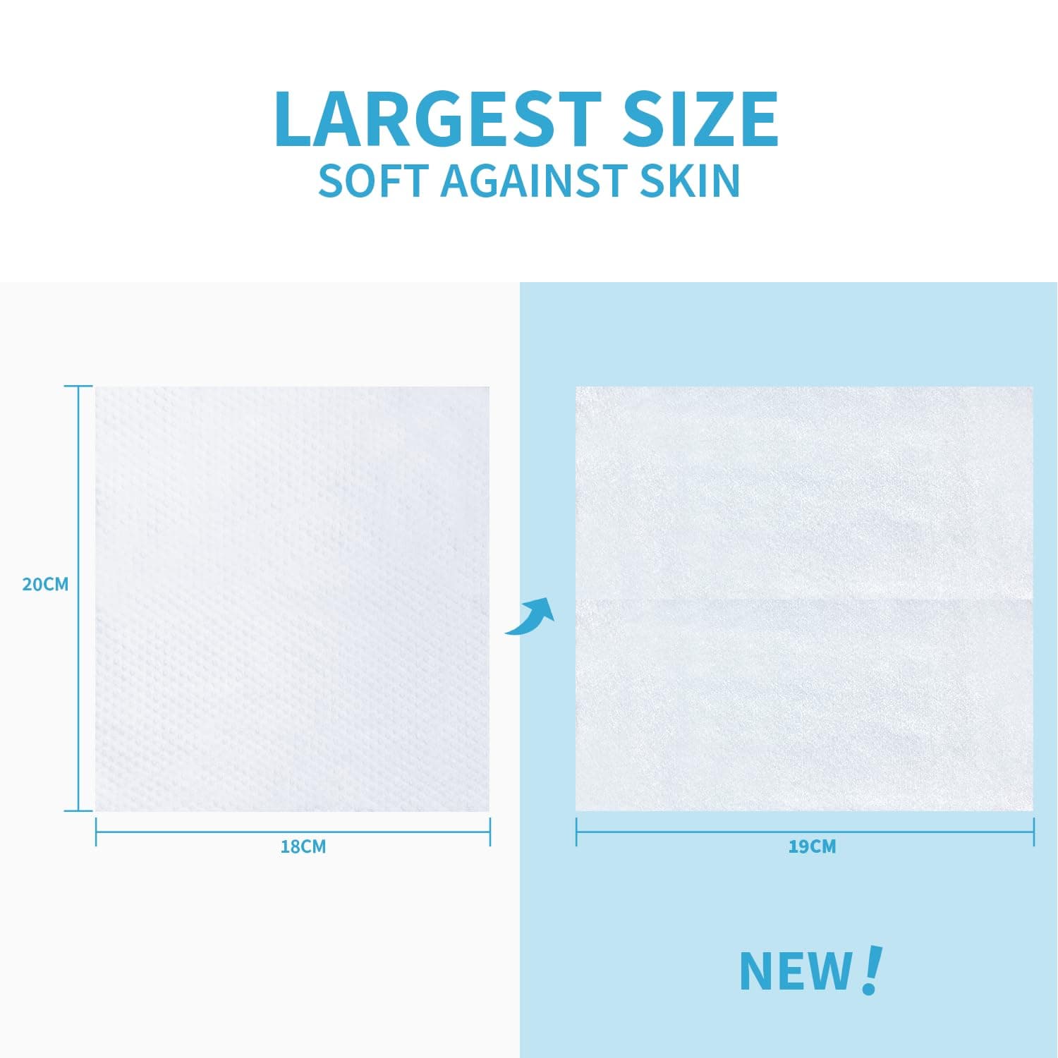 HAPPY BUM Baby Wipes Large Dry Wet Sensitive 600 Count 6 Packs - Thumbnail 2