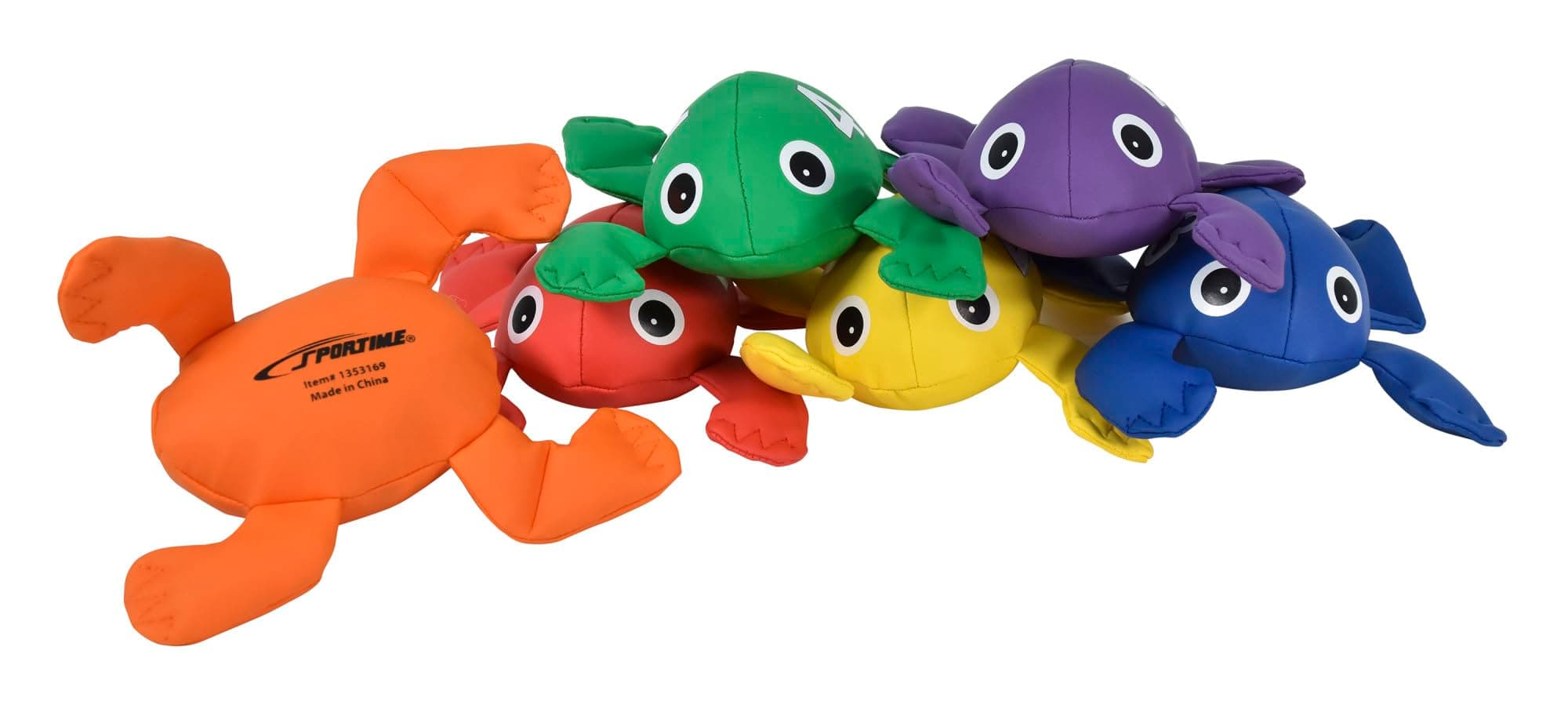 Count N Bags Bean Bag Frogs Numbered 1 Through 6 - Set of 6 - Assorted Colors - Thumbnail 4