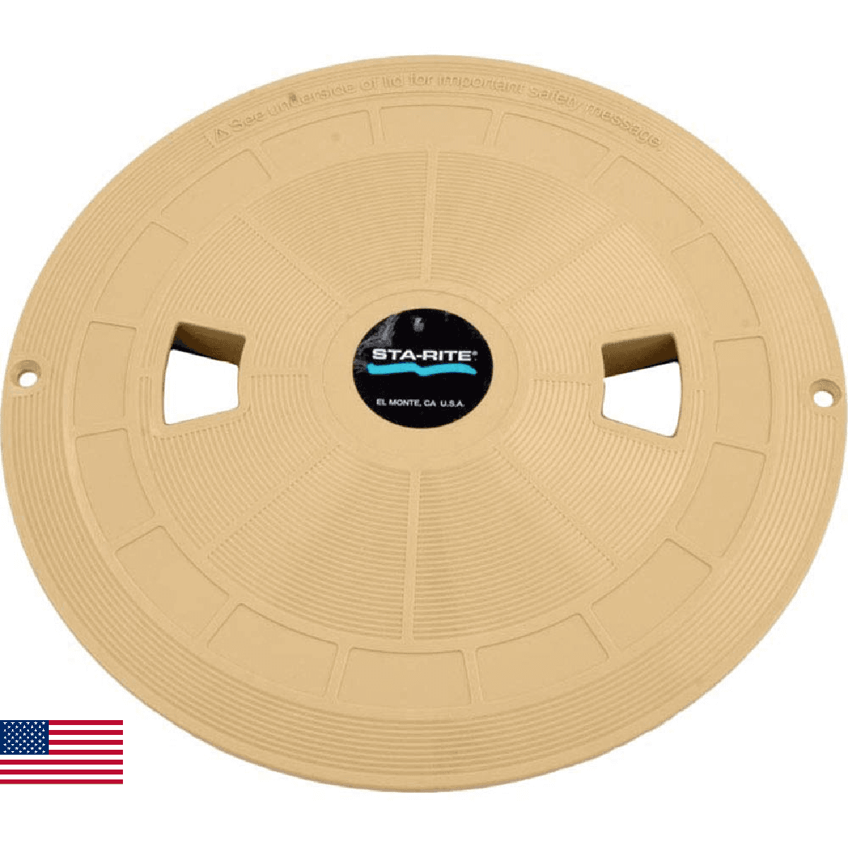 Pentair 08650-0158 Tan Lid Replacement for select Sta-Rite U-3 Pool and Spa Skim - Image 1