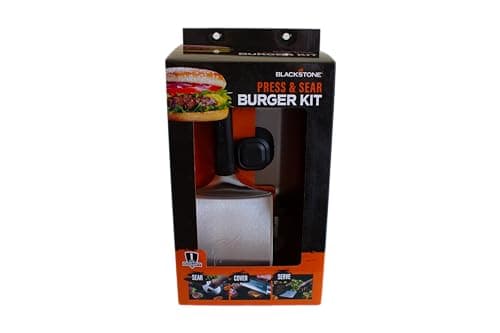 Blackstone 5462 Hamburger Kit (3 Piece) – Metal Flipper Spatula Turner, Basting - Thumbnail 2