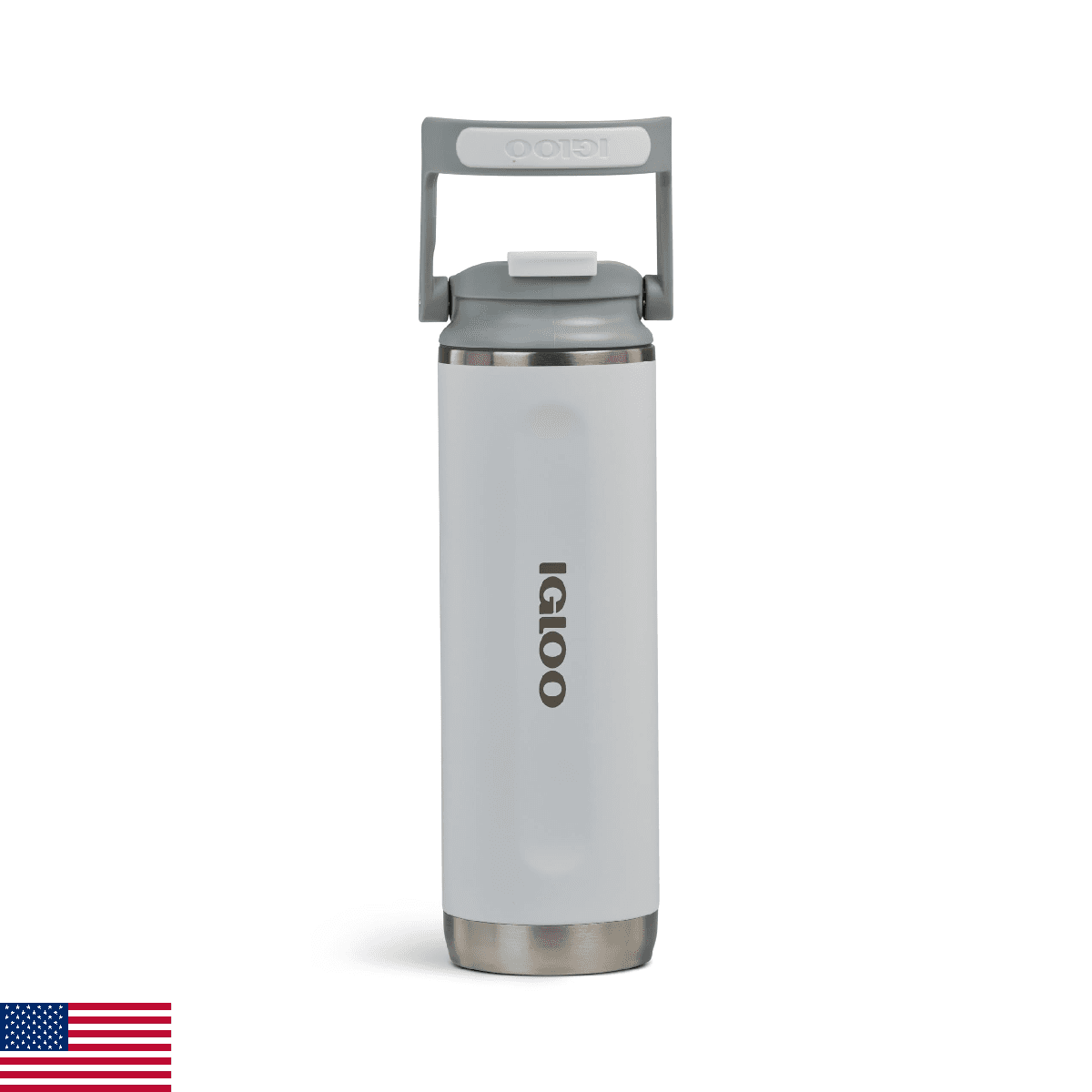 IGLOO Tumbler 20 Thermal Flask - Stainless Steel Drinking Bottle 600 ml, White, - Image 1