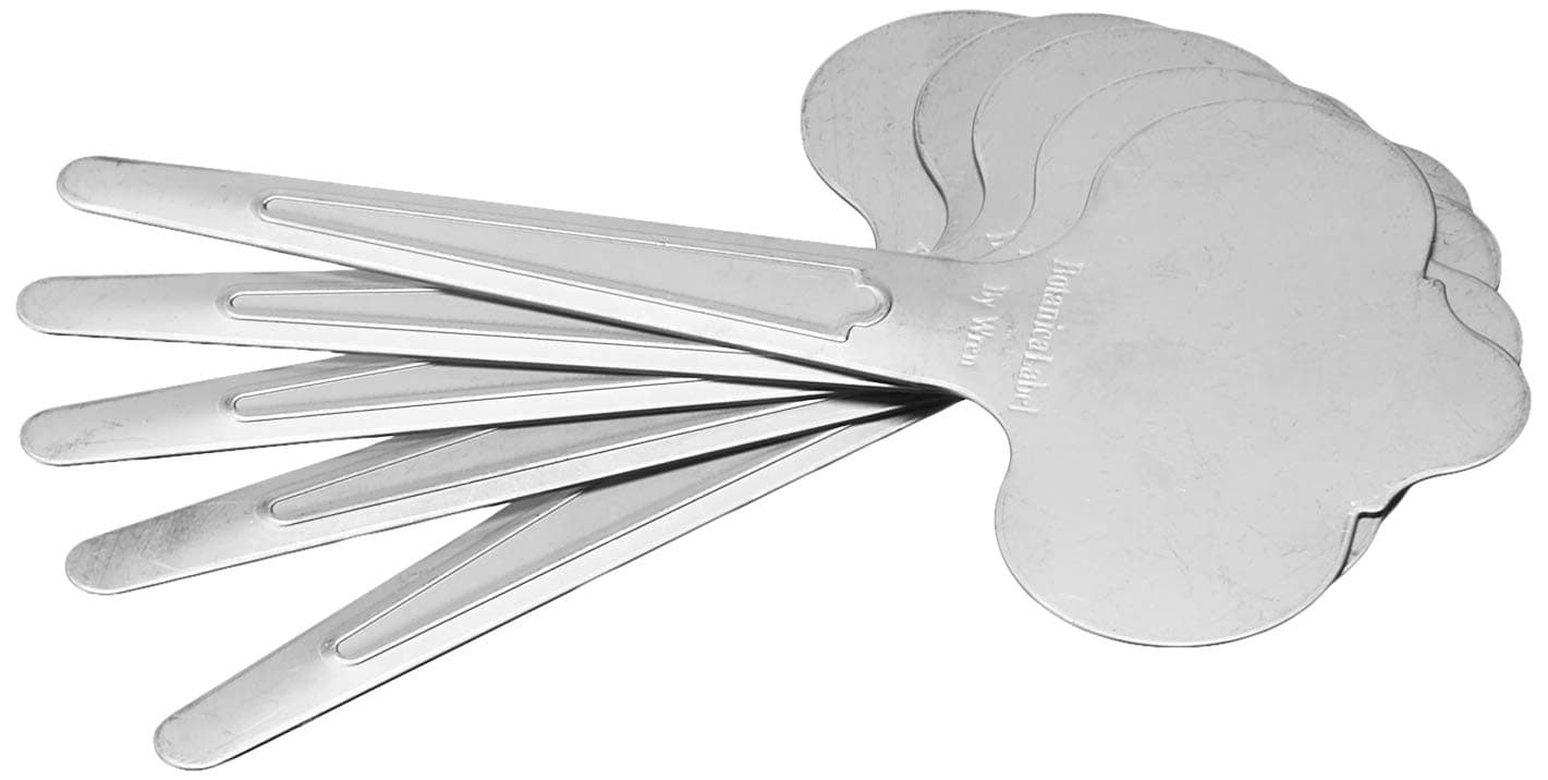 Bosmere Wren Professional 6-1/2-Inch Stainless Steel Re-Usable Plant Labels, 12- - Thumbnail 2