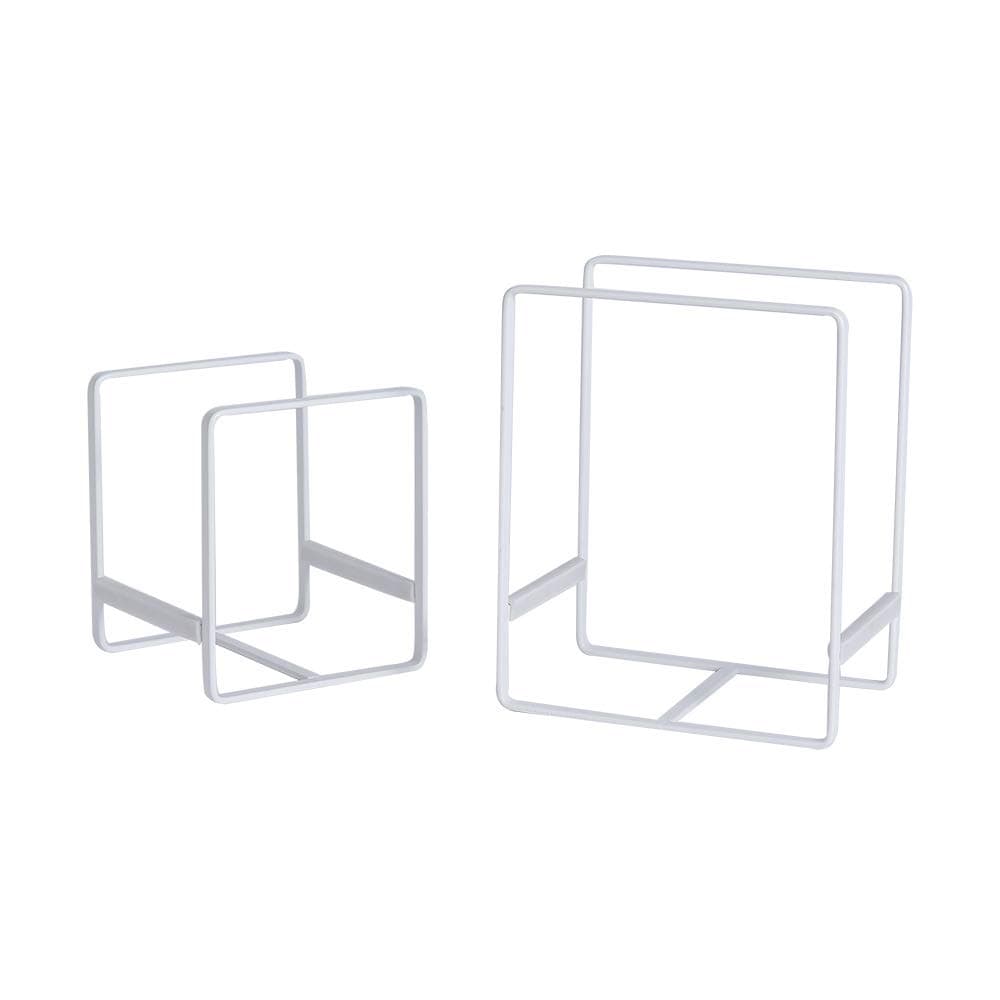 ORZ Organizer for Cabinet, Set of 2 Plate Holders Metal Plate Storage Rack for C - Thumbnail 7