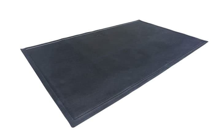 DiversiTech Outdoor Gas Grill BBQ & Fire Pit Mat, 30" x 30", Black - Thumbnail 4