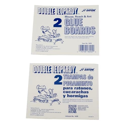 Double Jeopardy Flat Glue Board – 8.5" x 5.25" – High-Strength Rodent and Insect - Thumbnail 2