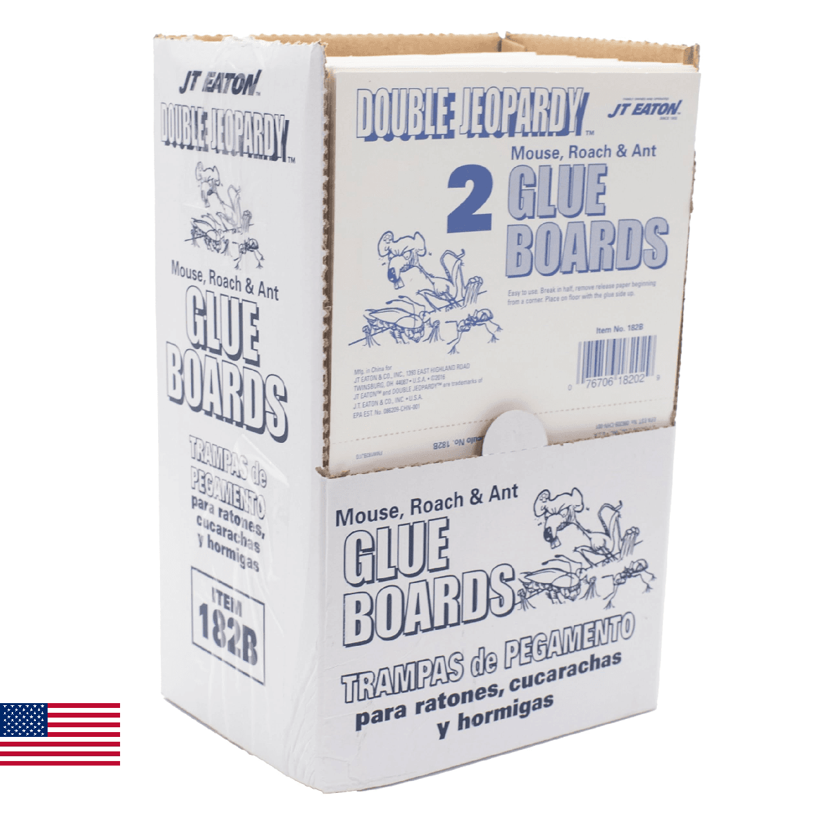 Double Jeopardy Flat Glue Board – 8.5" x 5.25" – High-Strength Rodent and Insect - Image 1