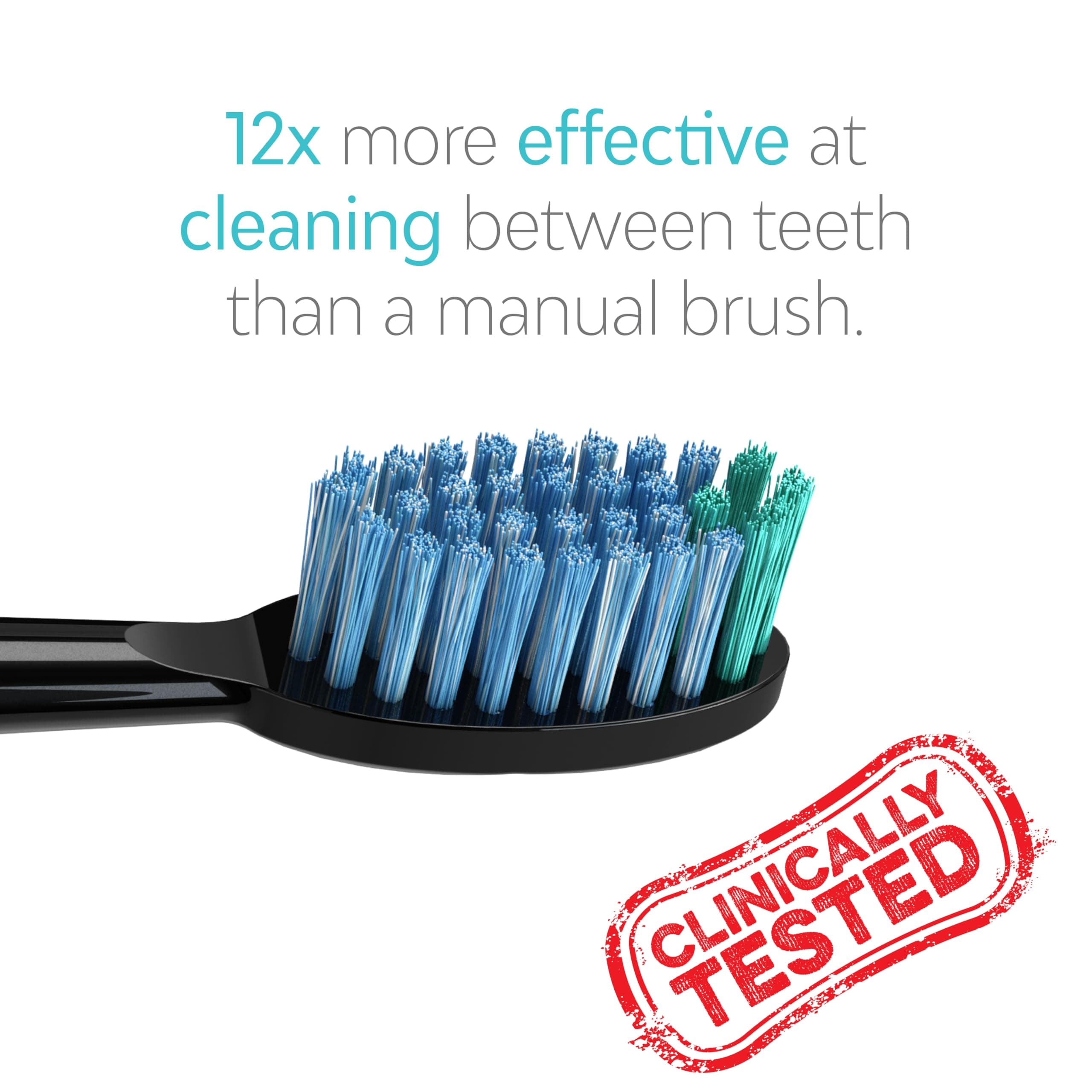 TAO Clean Daily Care Whitening Replacements Heads - Black - 2 Pack - Thumbnail 3