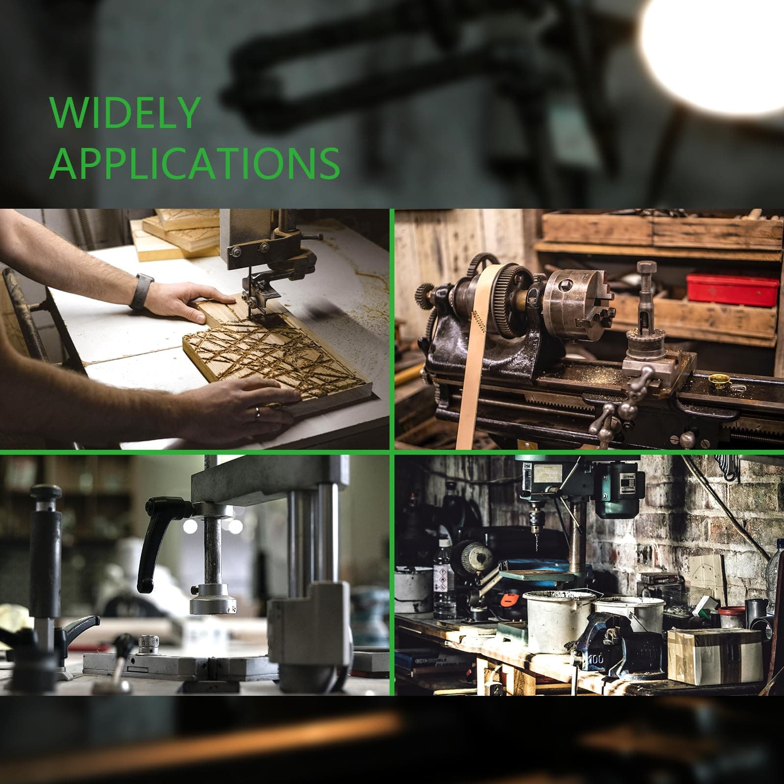 Xapolu LED Clamp Work Light with Flexible Gooseneck, 20W 2000 Lumens 6500K 110V - Thumbnail 6