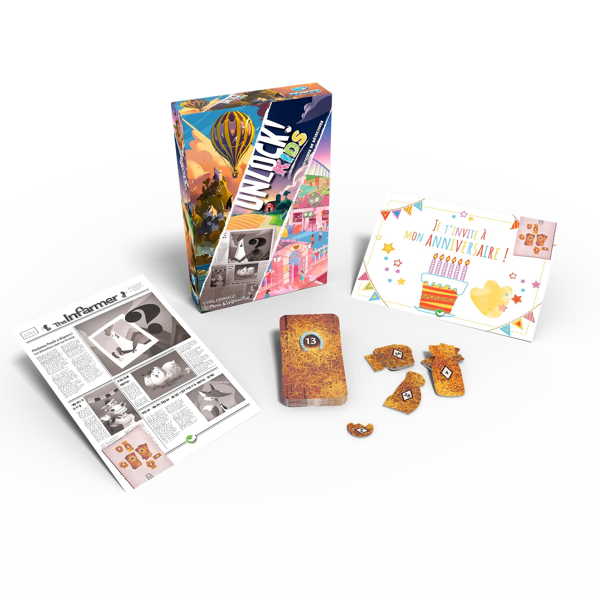 Asmodee Unlock Kids Detective Stories English Game - Thumbnail 5