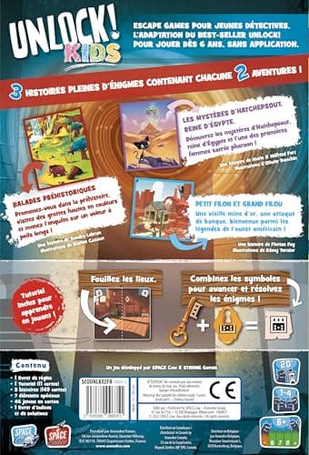 Asmodee Unlock Kids Detective Stories English Game - Thumbnail 4