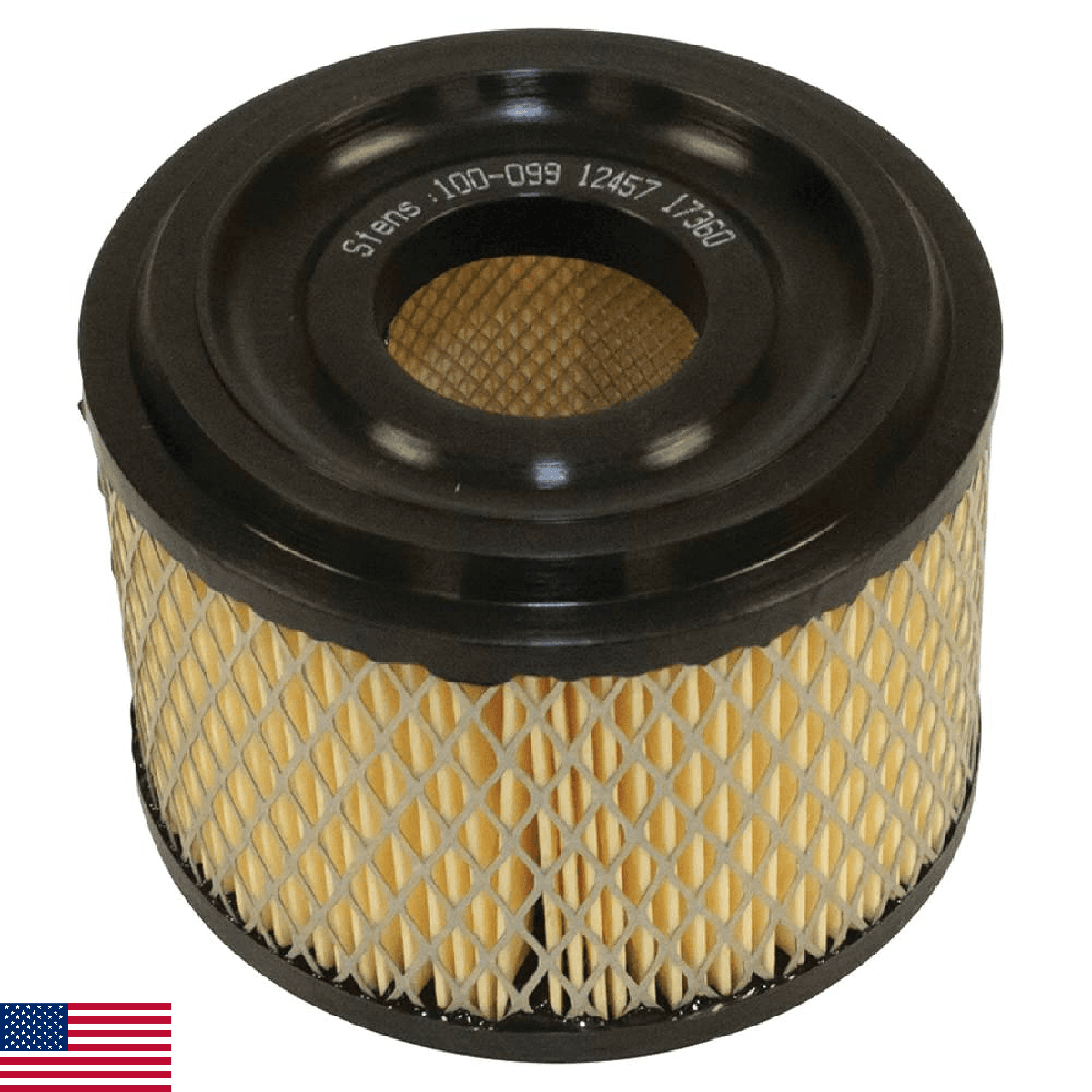 Stens Air Filter 100-099 Compatible with/Replacement for Briggs & Stratton 39049 - Image 1