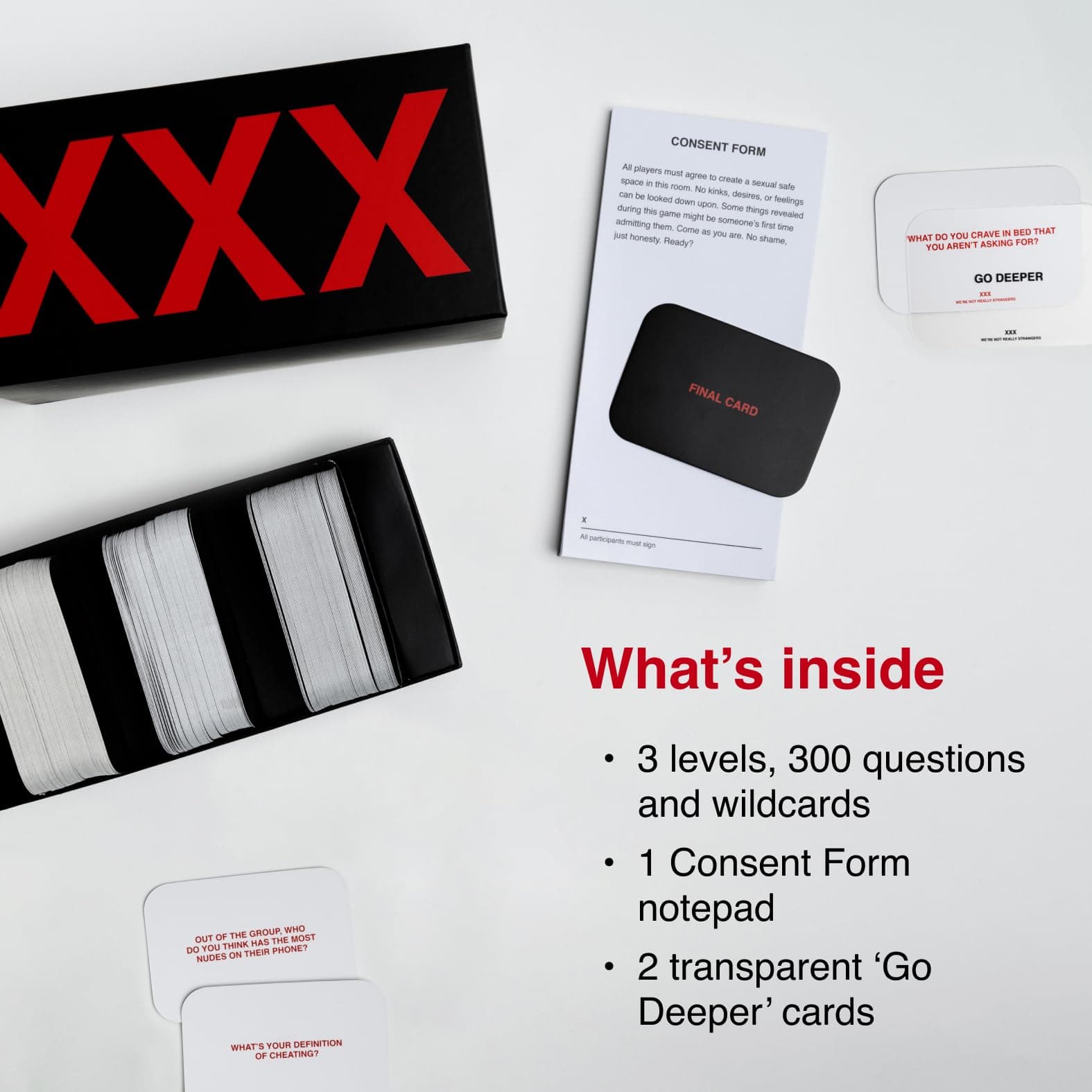 WE'RE NOT REALLY STRANGERS Adult Edition Card Game - 300 Conversation Cards for - Thumbnail 4