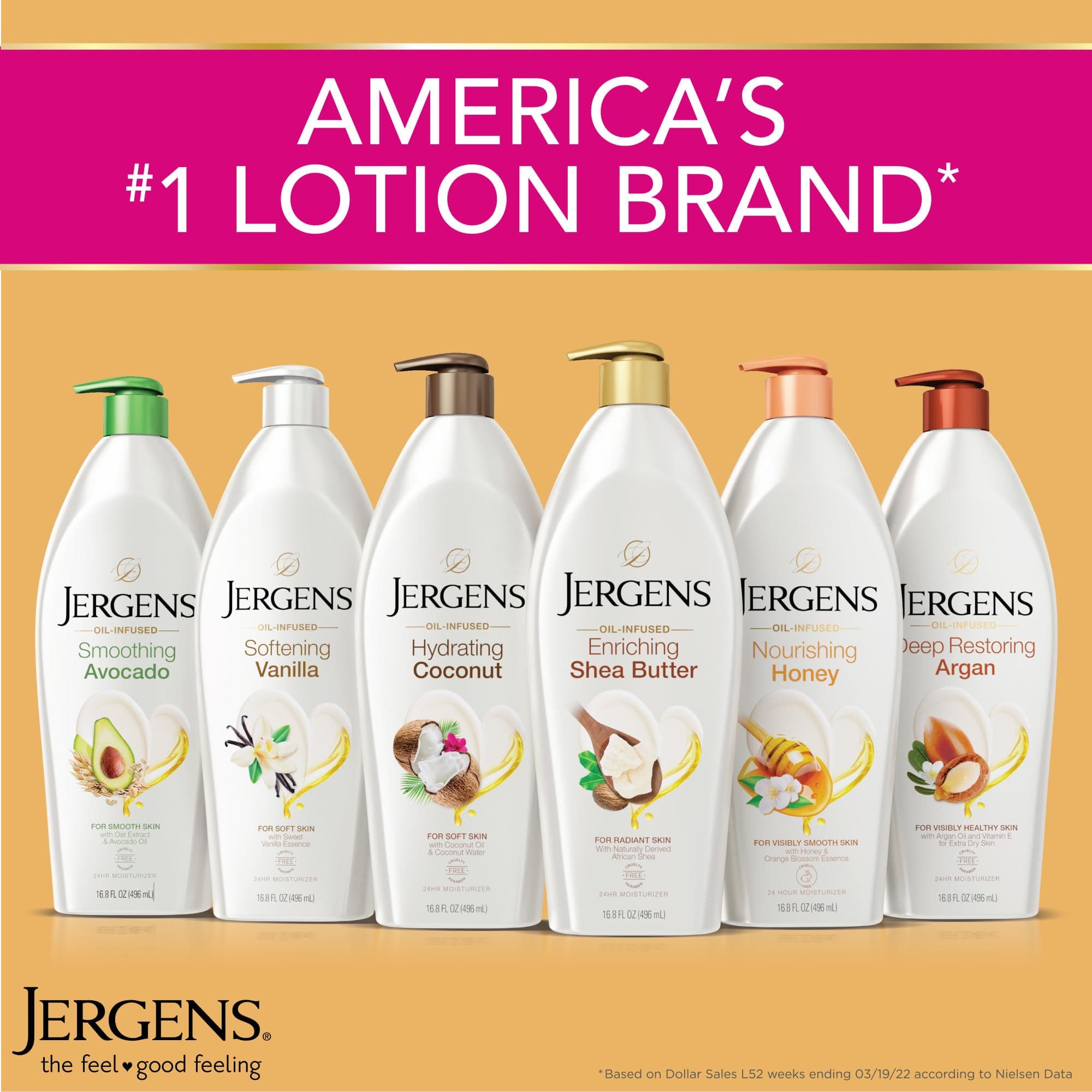 Jergens Hydrating Coconut Body Lotion, Hand and Body Moisturizer, Infused with C - Thumbnail 5